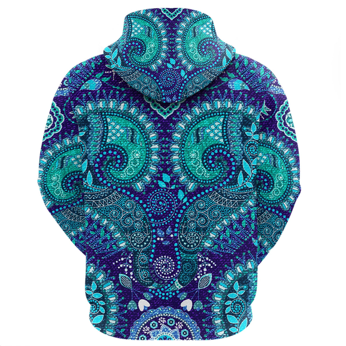 Paisley Bandana Hoodie Pattern Seamless Ver.141 RLT13 - Wonder Print Shop