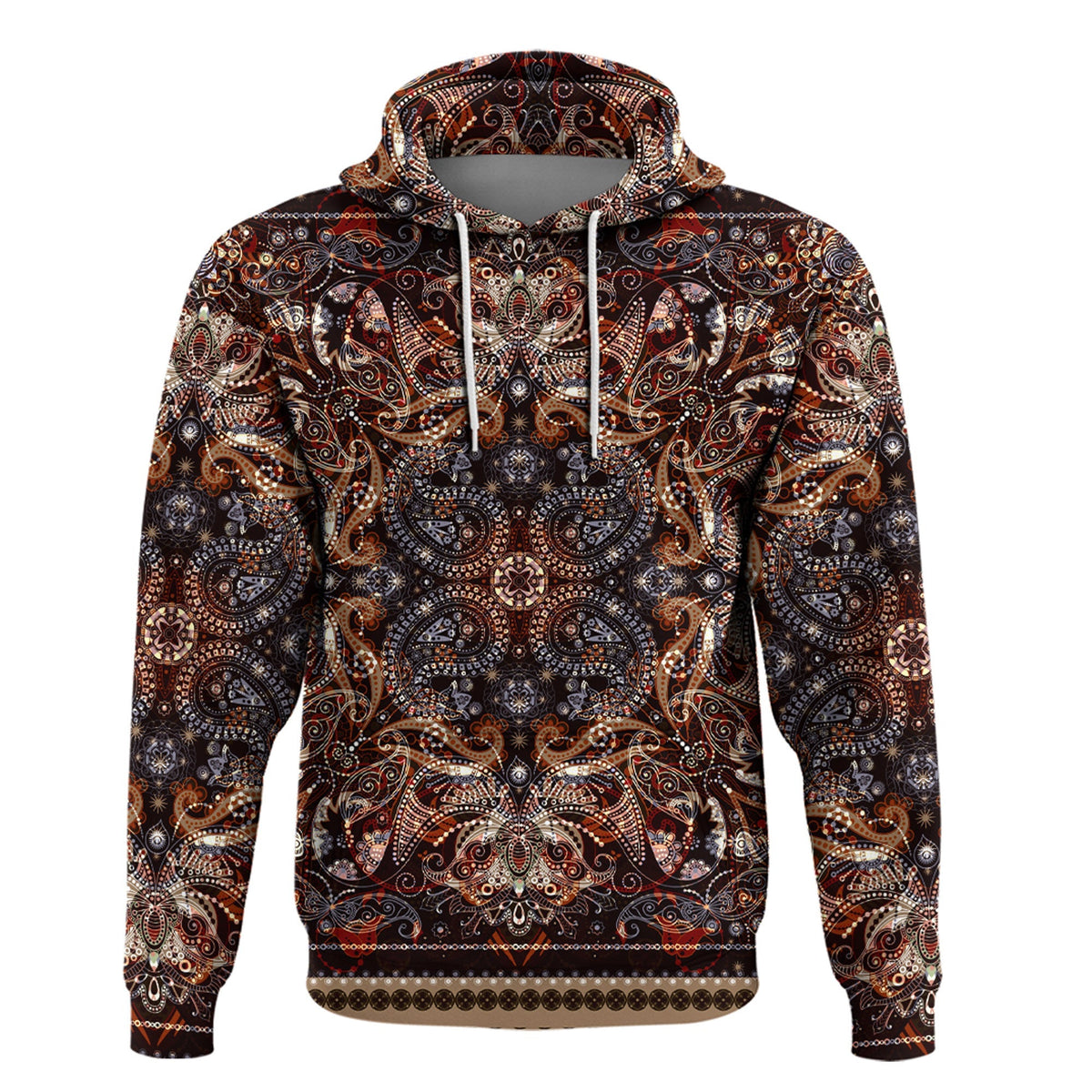 Paisley Bandana Hoodie Pattern Seamless Ver.128 RLT13 - Wonder Print Shop