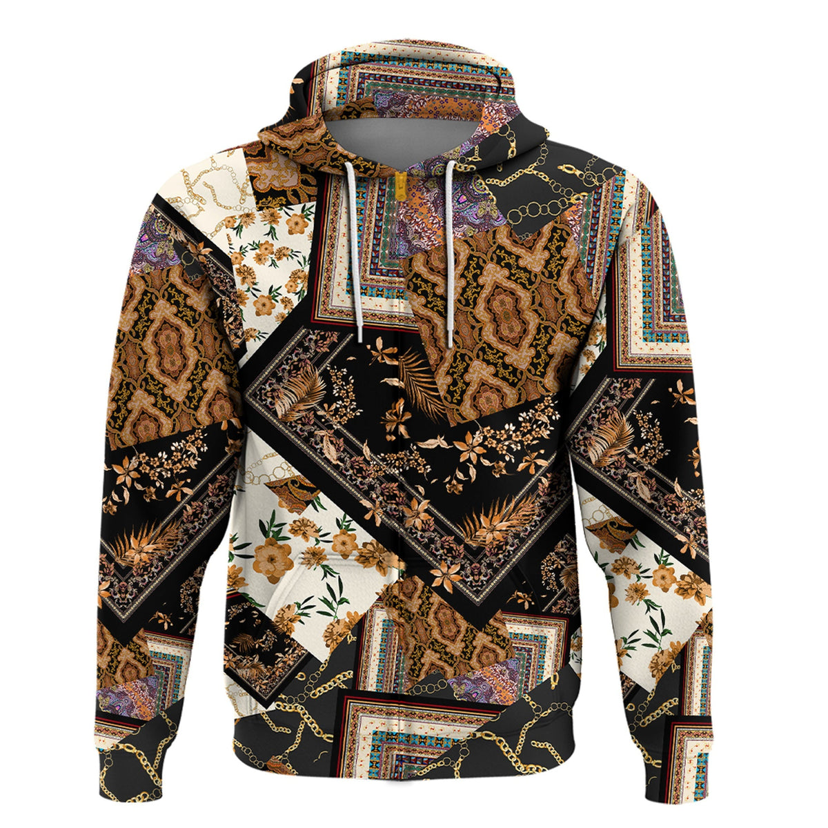 Paisley Bandana Hoodie Pattern Seamless Ver.116 RLT13 - Wonder Print Shop