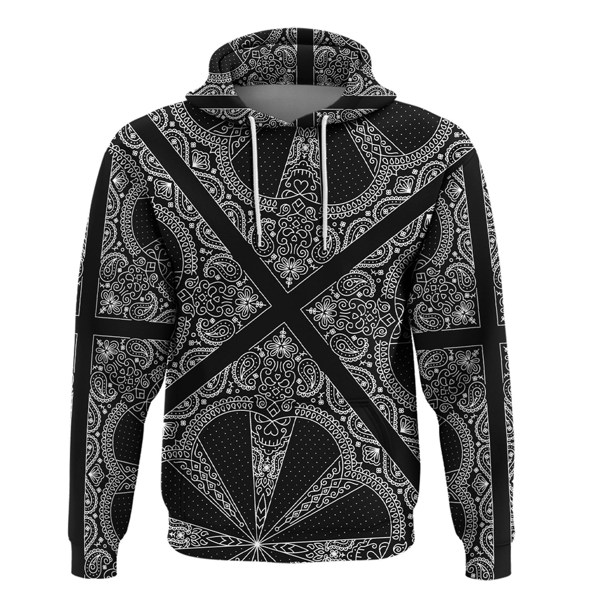 Paisley Bandana Hoodie Pattern Seamless Ver.106 RLT13 - Wonder Print Shop