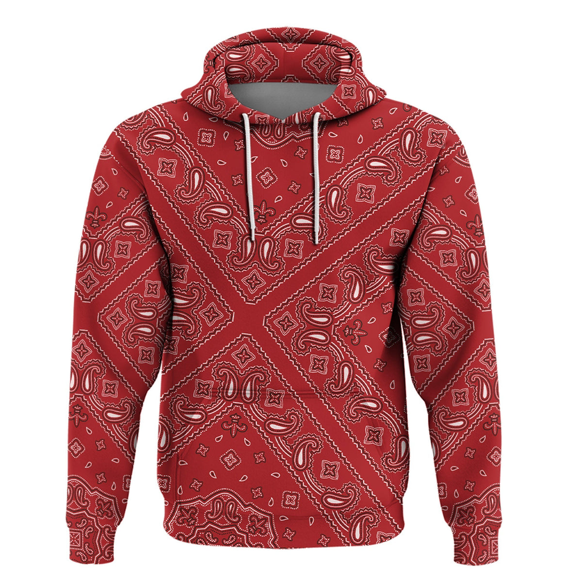 Paisley Bandana Hoodie Pattern Seamless Ver.99 RLT13 - Wonder Print Shop