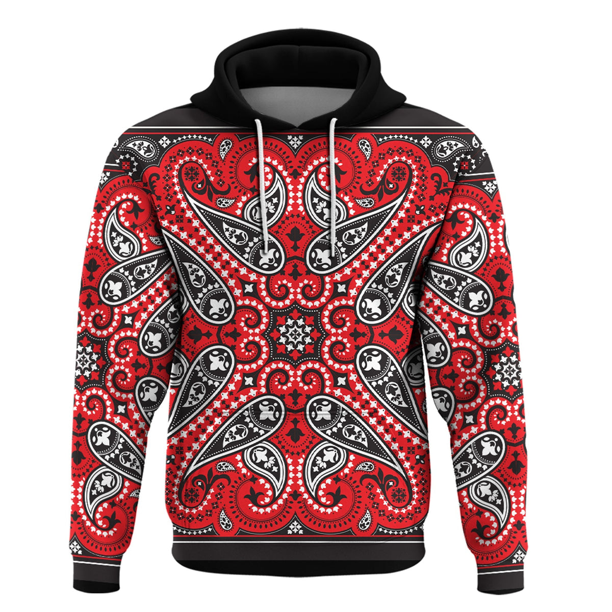Paisley Bandana Hoodie Pattern Seamless Ver.121 RLT13 - Wonder Print Shop