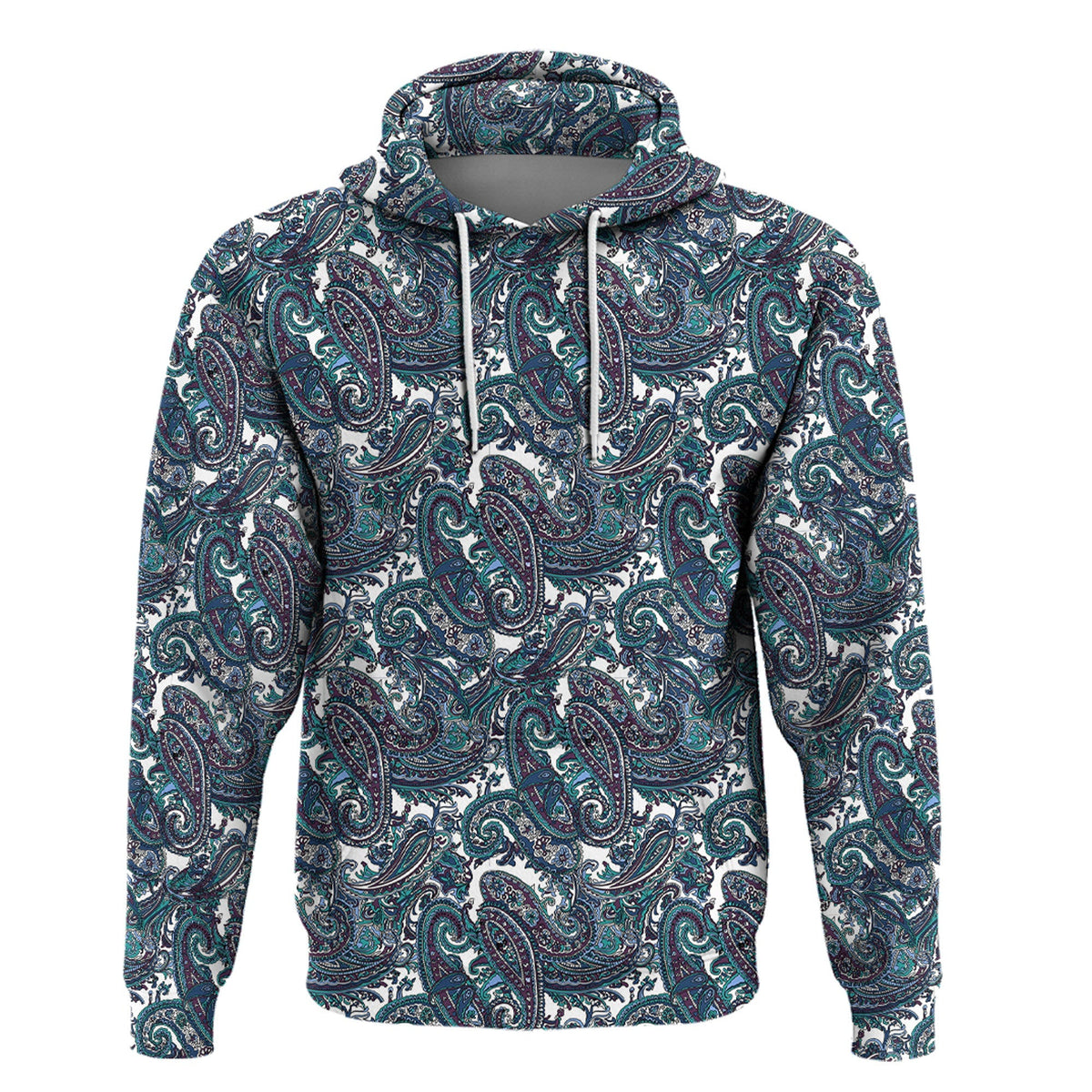 Paisley Bandana Hoodie Pattern Seamless Ver.97 RLT13 - Wonder Print Shop