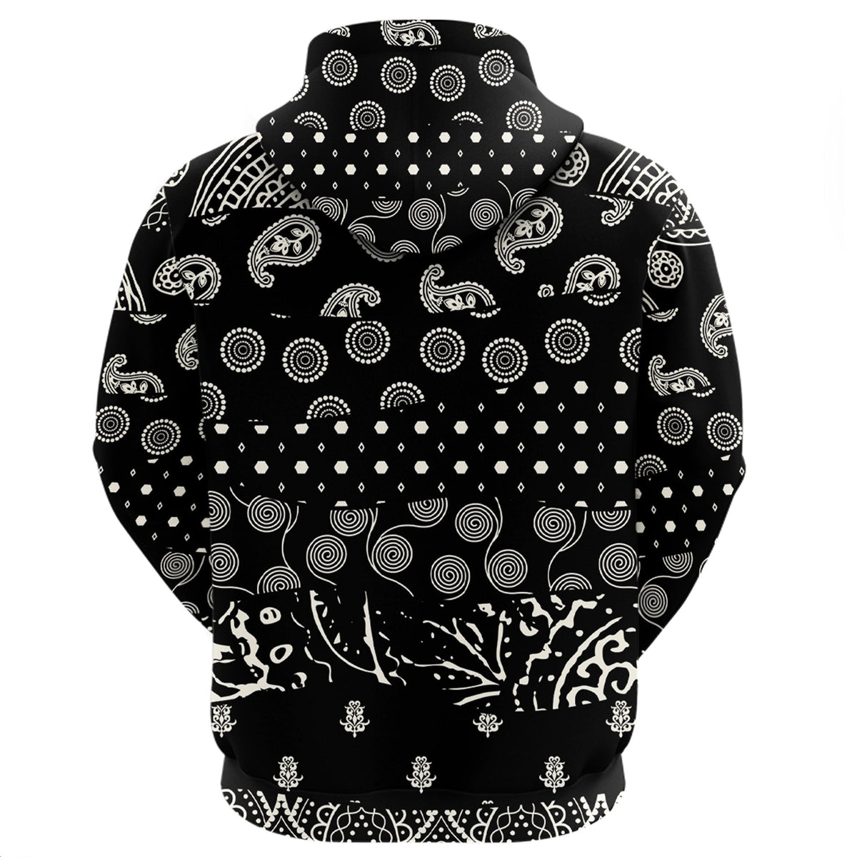 Paisley Bandana Hoodie Pattern Seamless Ver.123 RLT13 - Wonder Print Shop