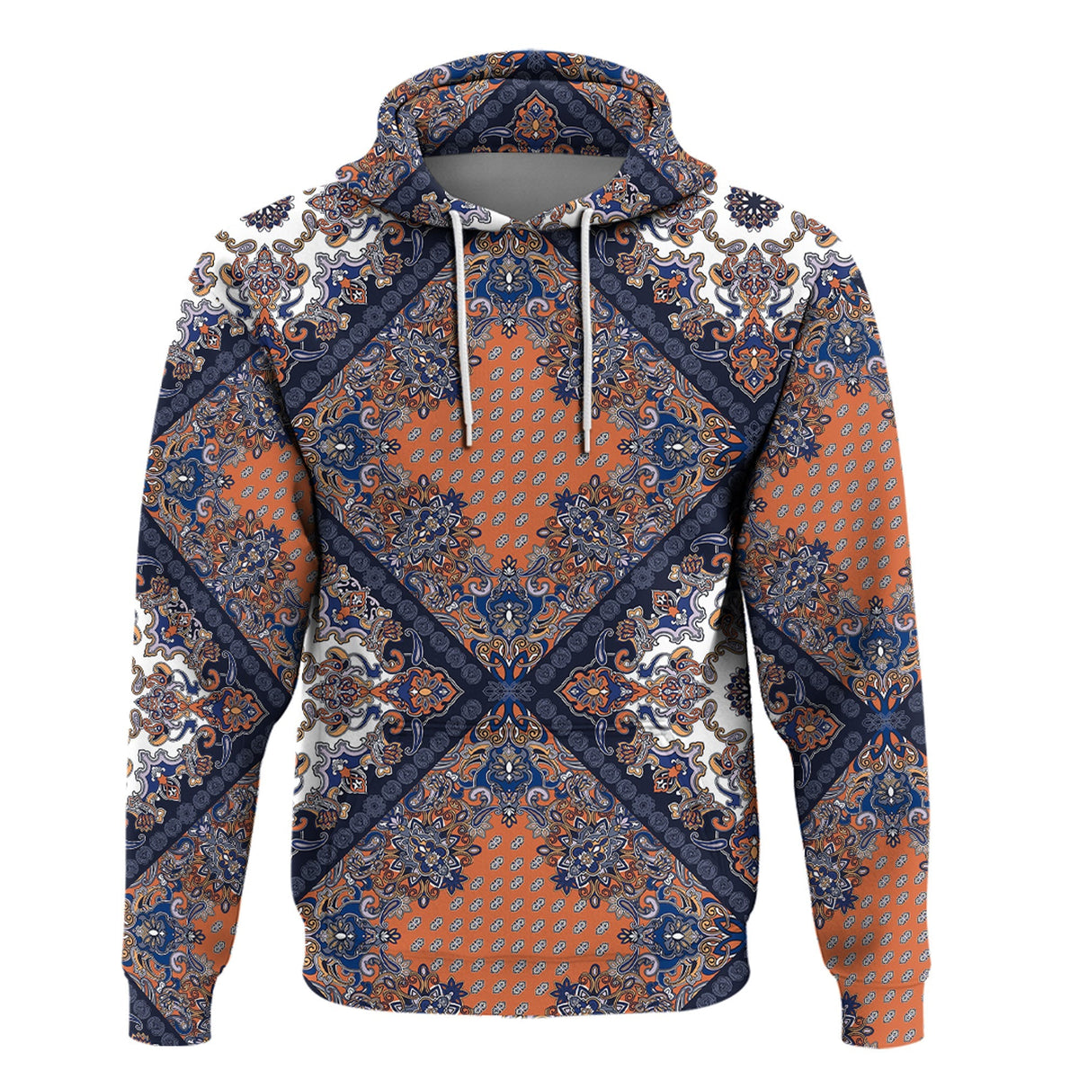 Paisley Bandana Hoodie Pattern Seamless Ver.124 RLT13 - Wonder Print Shop