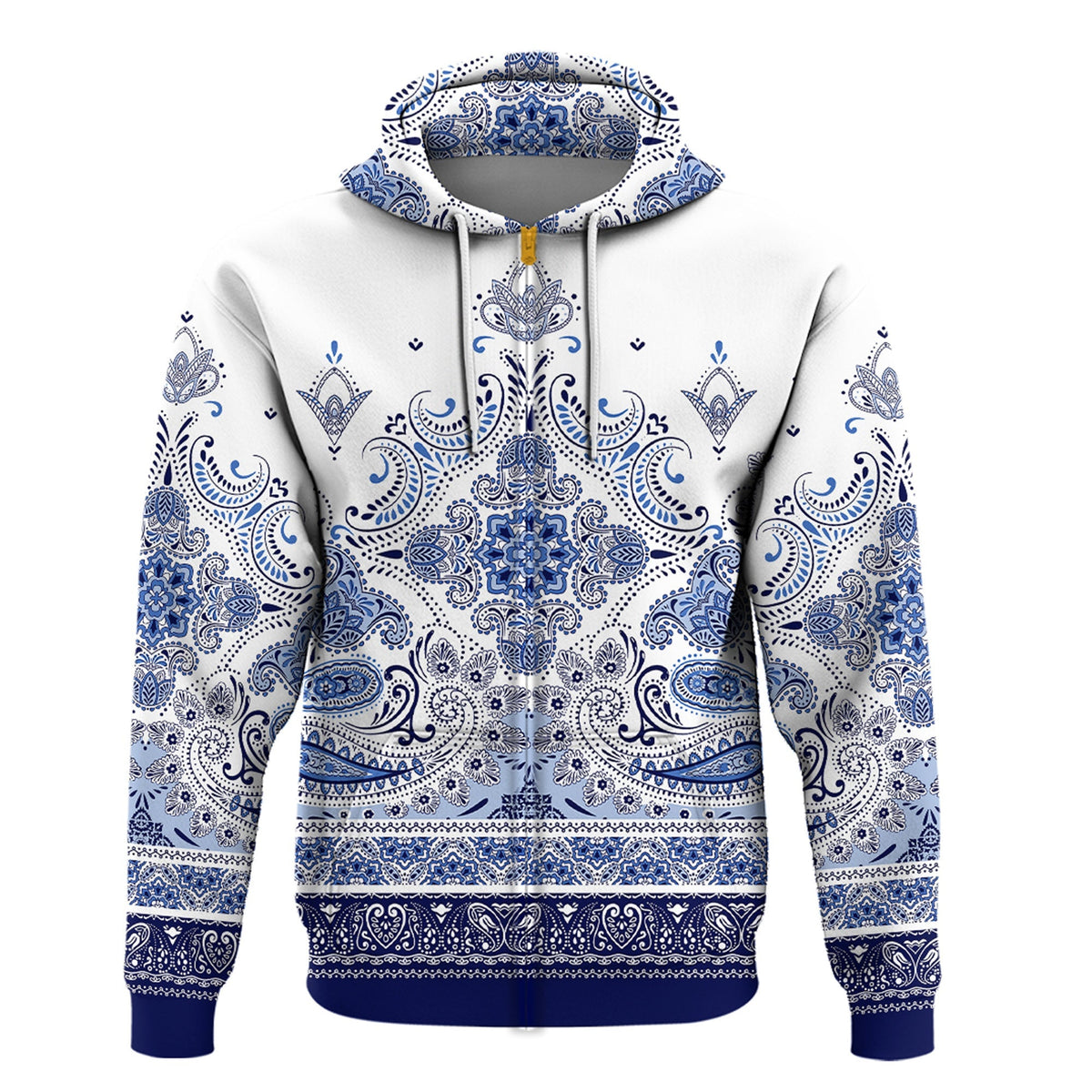 Paisley Bandana Hoodie Pattern Seamless Ver.122 RLT13 - Wonder Print Shop