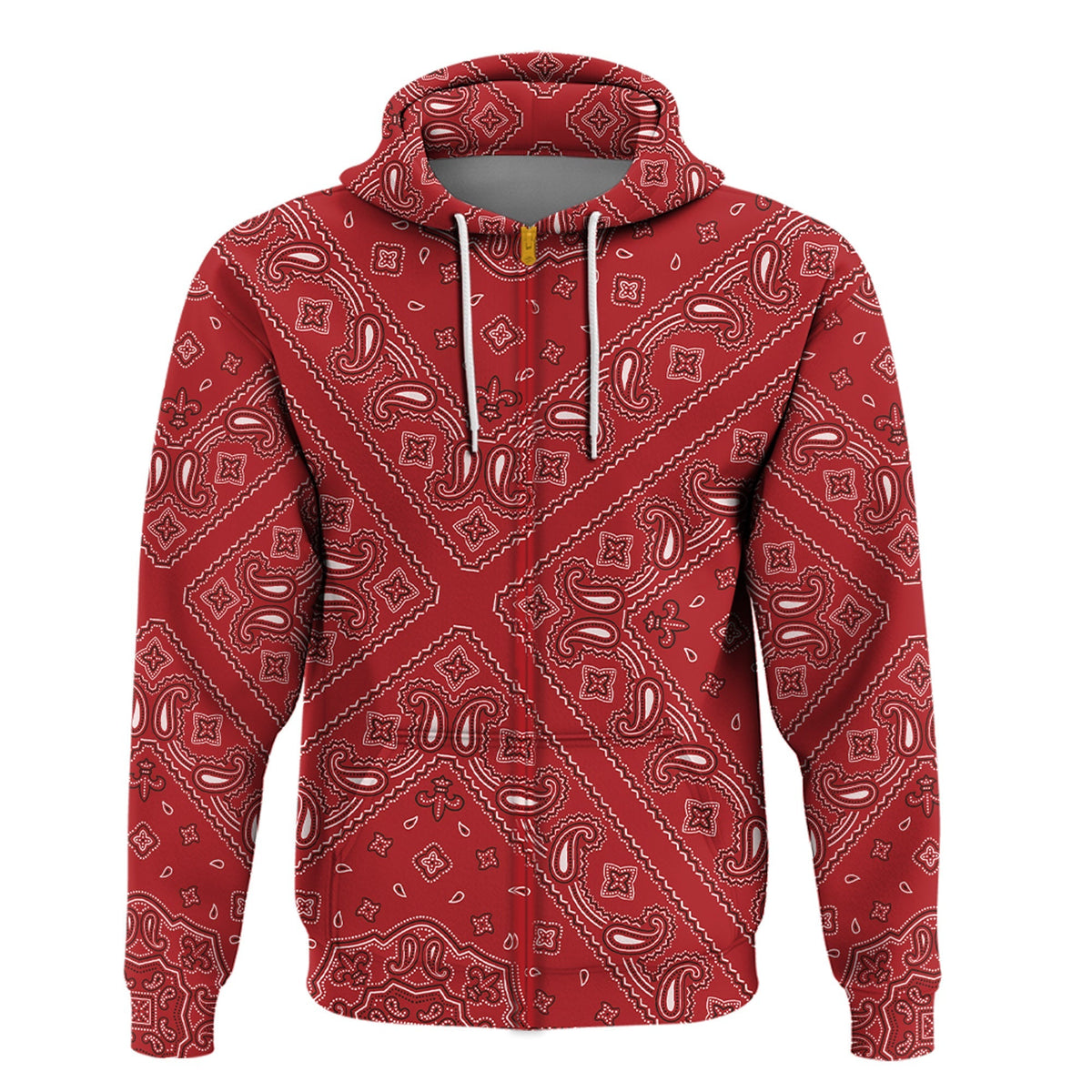 Paisley Bandana Hoodie Pattern Seamless Ver.99 RLT13 - Wonder Print Shop