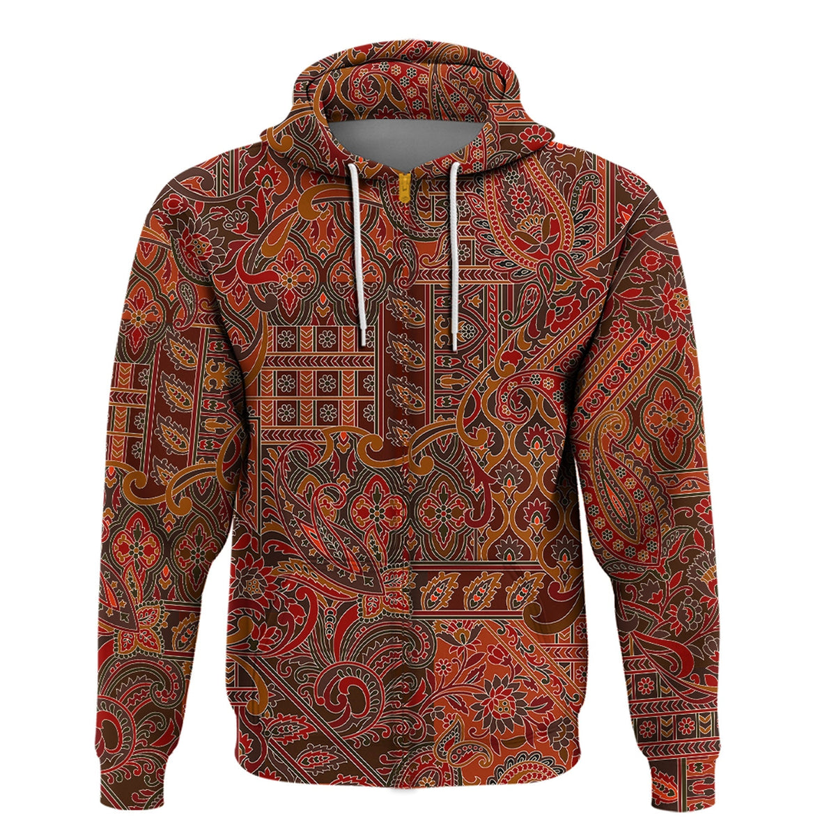 Paisley Bandana Hoodie Pattern Seamless Ver.84 RLT13 - Wonder Print Shop
