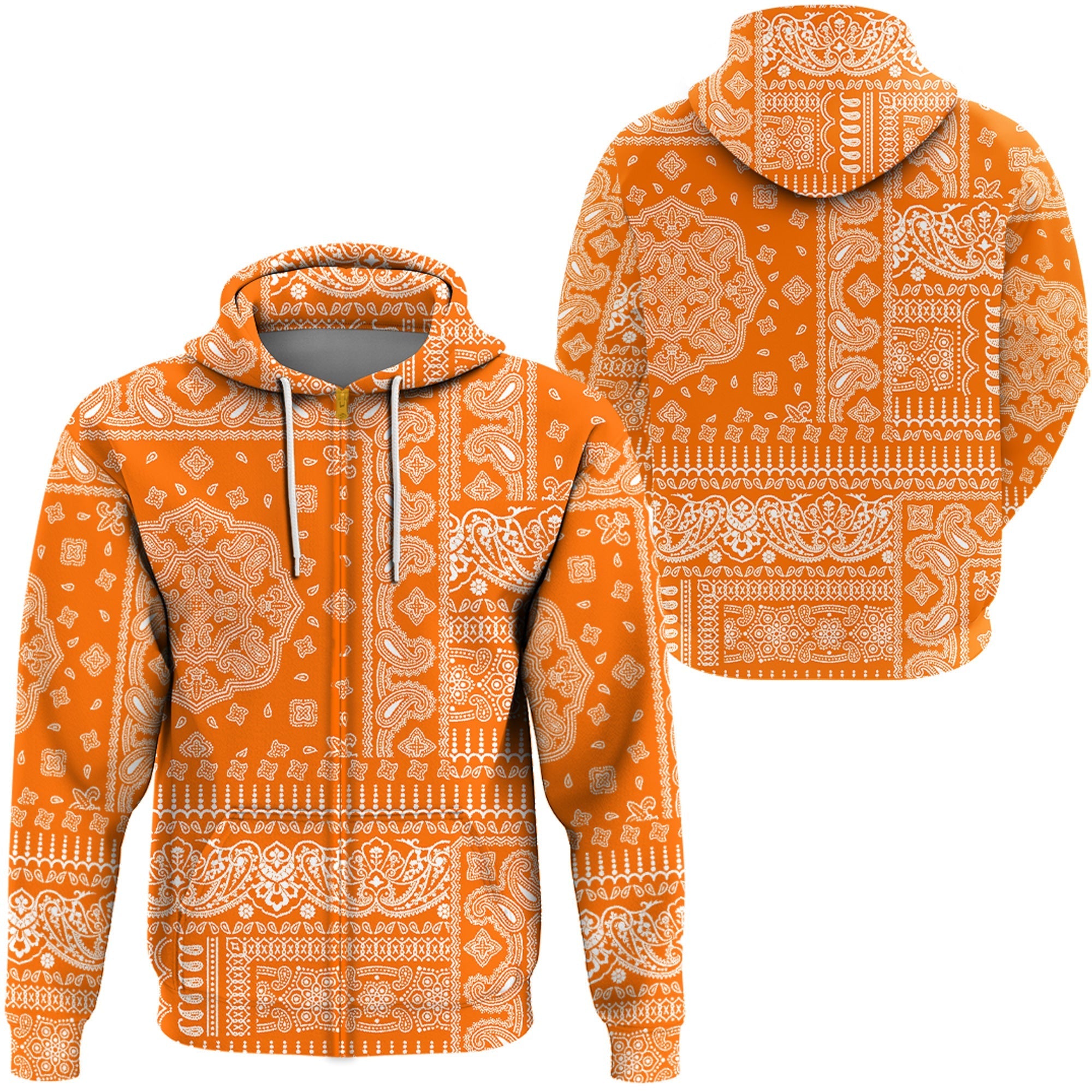 Paisley Bandana Hoodie Pattern Seamless Ver.94 RLT13 - Wonder Print Shop