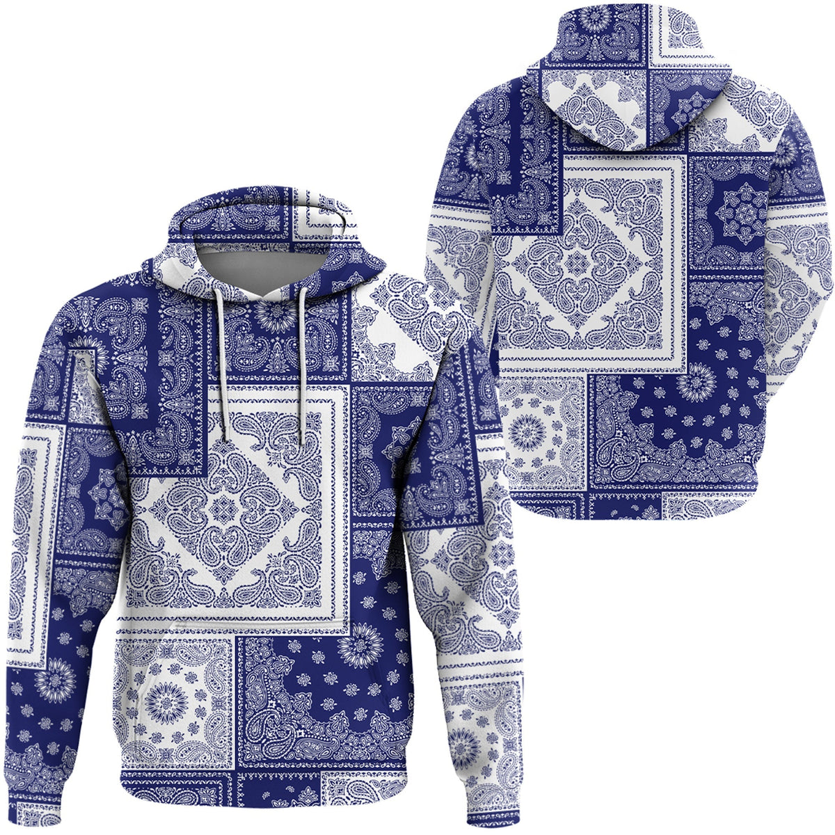 Paisley Bandana Hoodie Pattern Seamless Ver.101 RLT13 - Wonder Print Shop