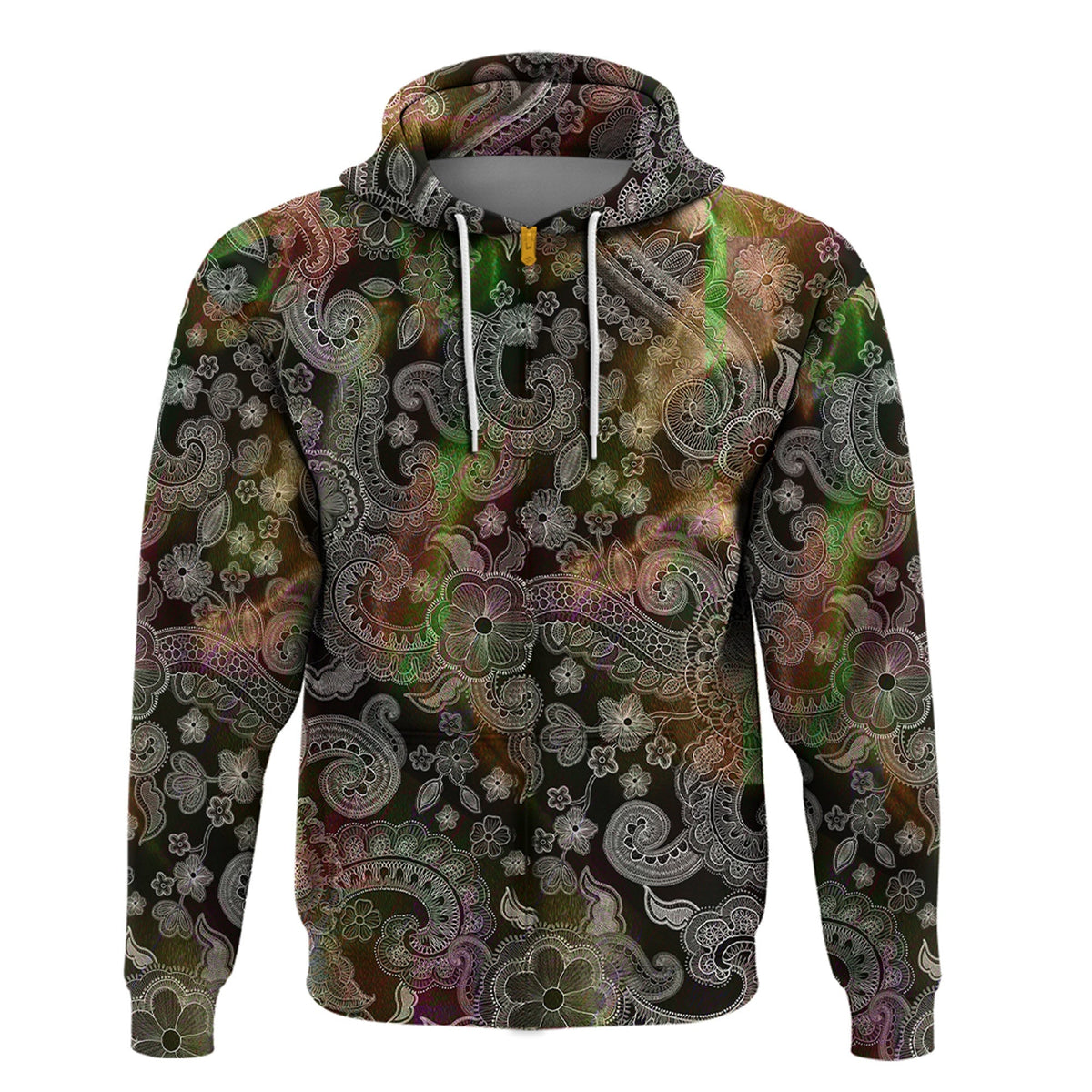 Paisley Bandana Hoodie Pattern Seamless Ver.102 RLT13 - Wonder Print Shop