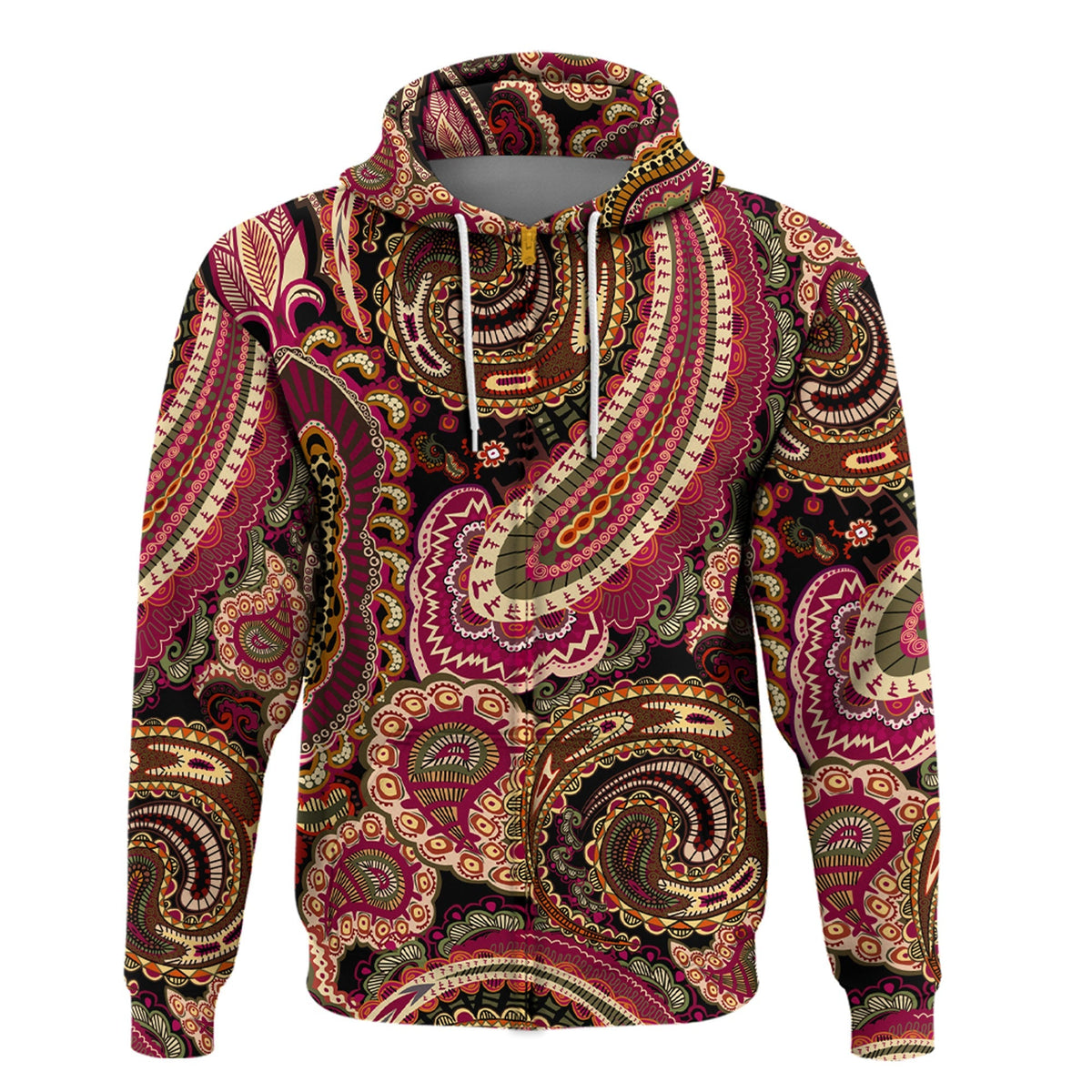 Paisley Bandana Hoodie Pattern Seamless Ver.112 RLT13 - Wonder Print Shop
