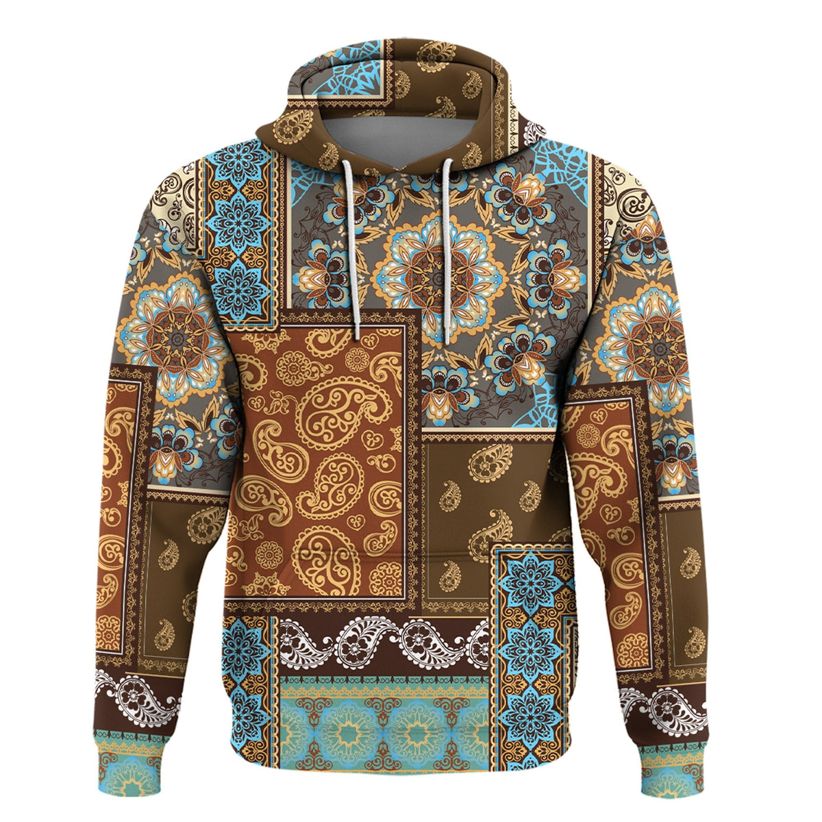 Paisley Bandana Hoodie Pattern Seamless Ver.95 RLT13 - Wonder Print Shop
