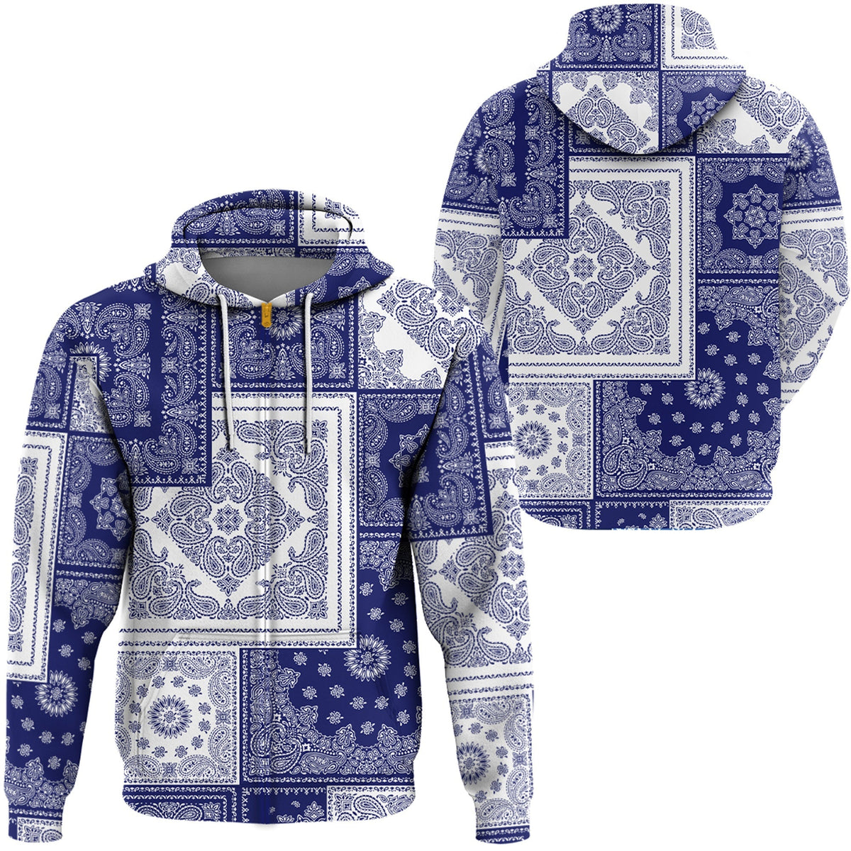 Paisley Bandana Hoodie Pattern Seamless Ver.101 RLT13 - Wonder Print Shop