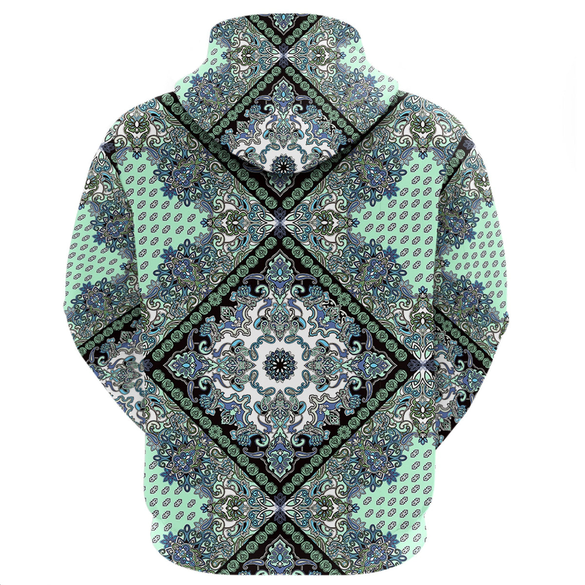 Paisley Bandana Hoodie Pattern Seamless Ver.96 RLT13 - Wonder Print Shop
