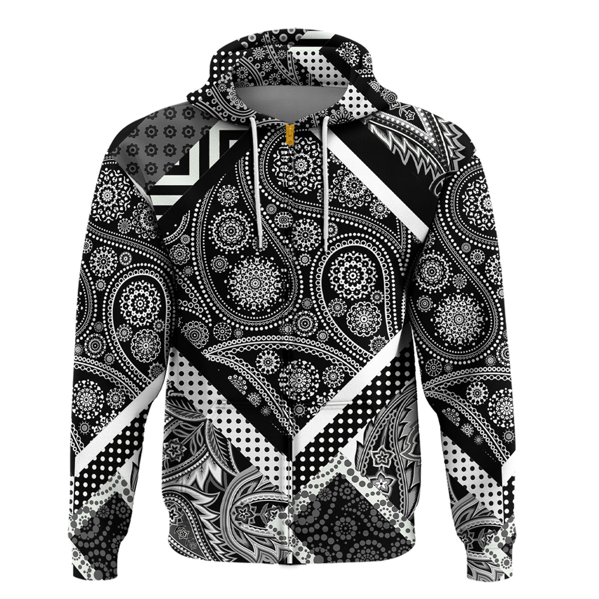 Paisley Bandana Hoodie Pattern Seamless Ver.117 RLT13 - Wonder Print Shop