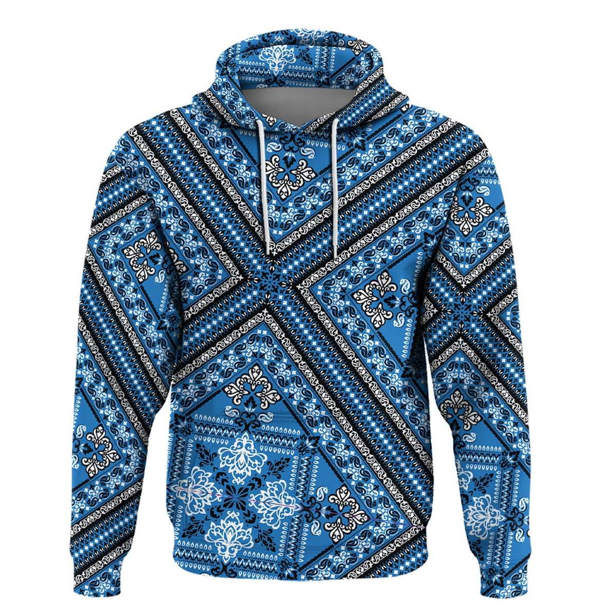 Paisley Bandana Hoodie Pattern Seamless Ver.74 RLT13 - Wonder Print Shop
