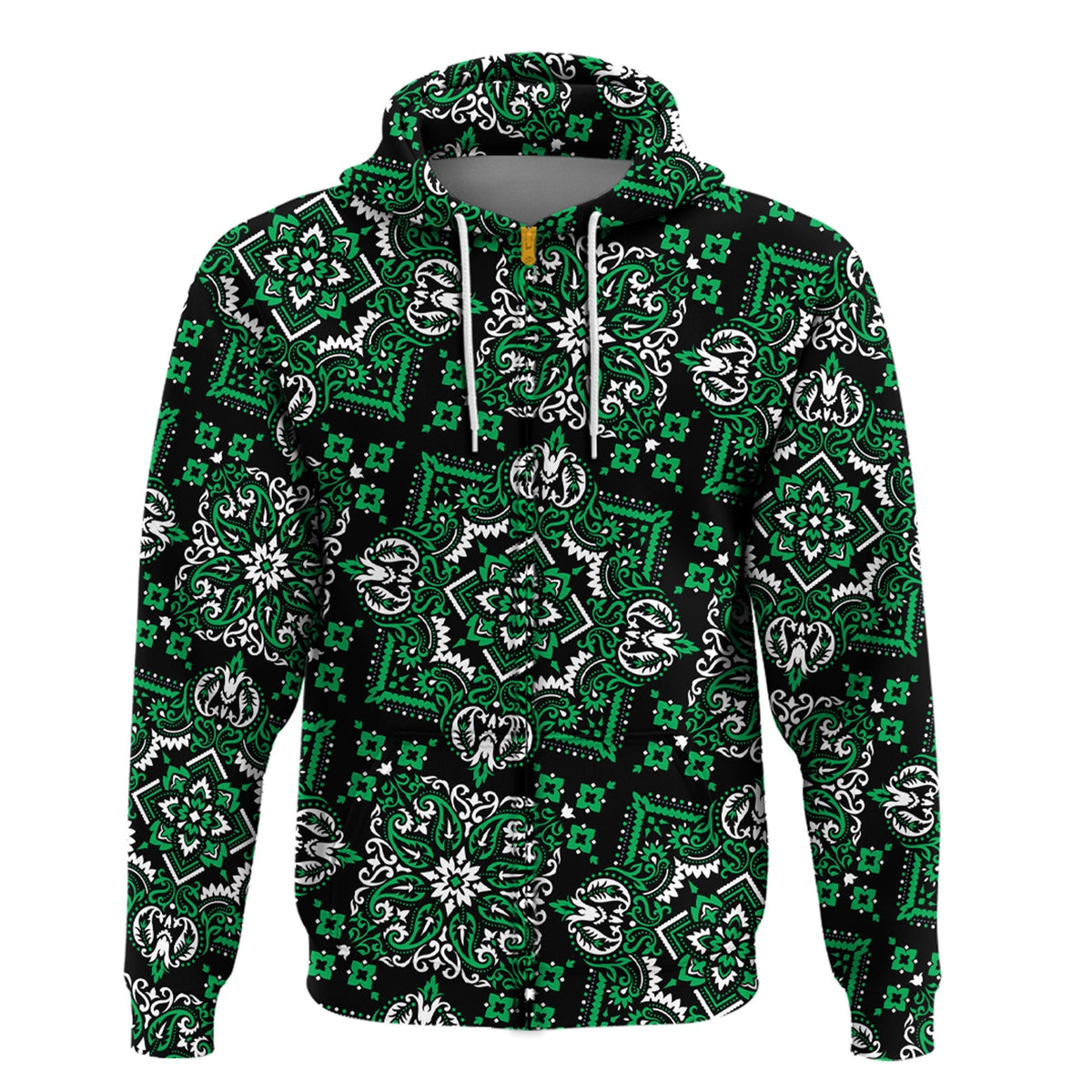 Paisley Bandana Hoodie Pattern Seamless Ver.87 RLT13 - Wonder Print Shop