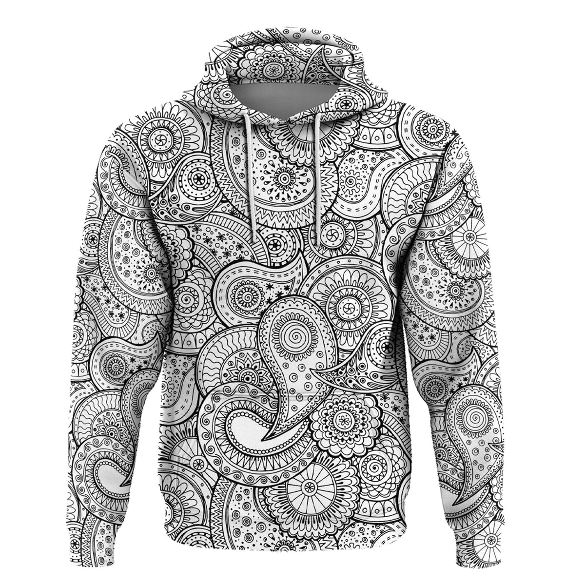 Paisley Bandana Hoodie Pattern Seamless Ver.91 RLT13 - Wonder Print Shop