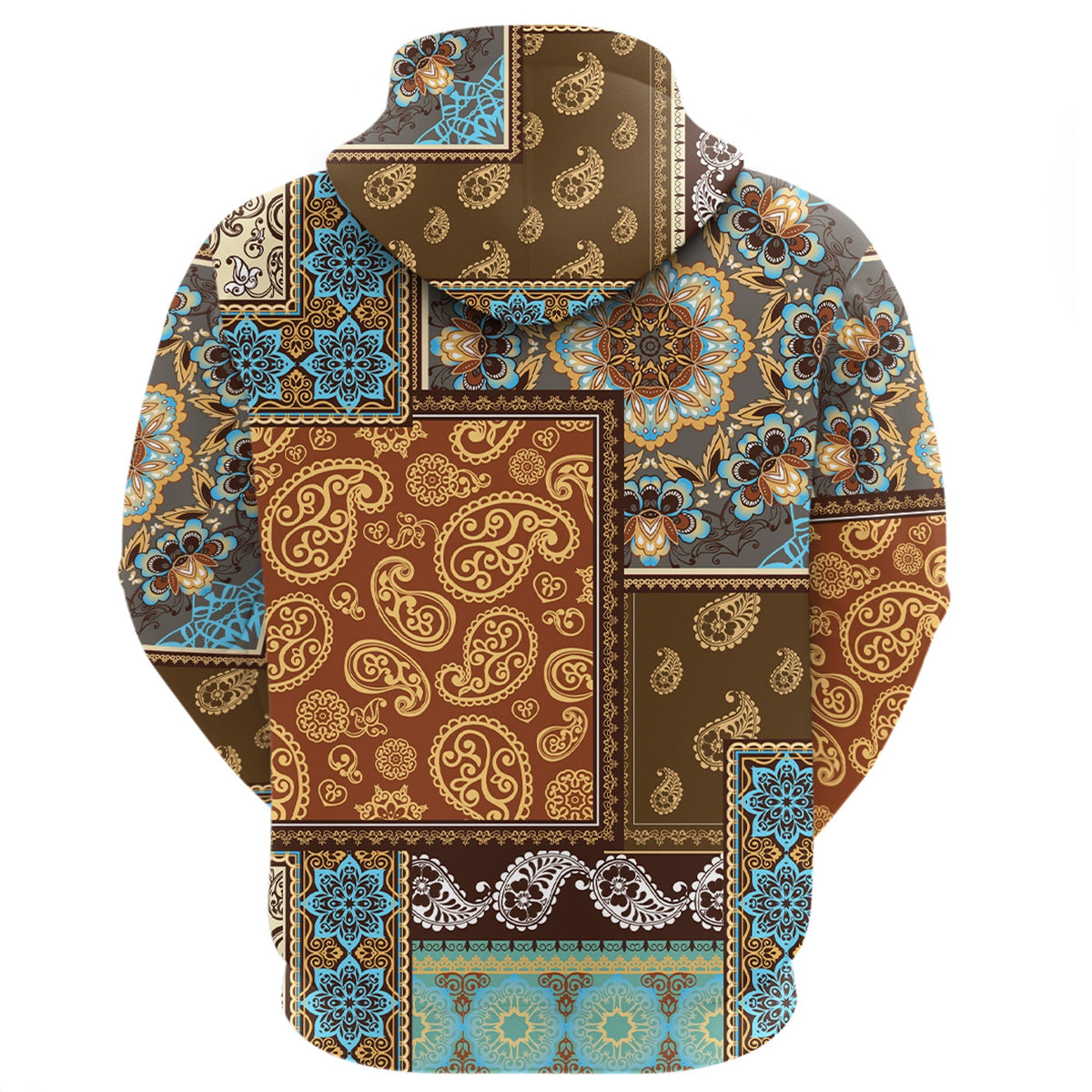 Paisley Bandana Hoodie Pattern Seamless Ver.95 RLT13 - Wonder Print Shop