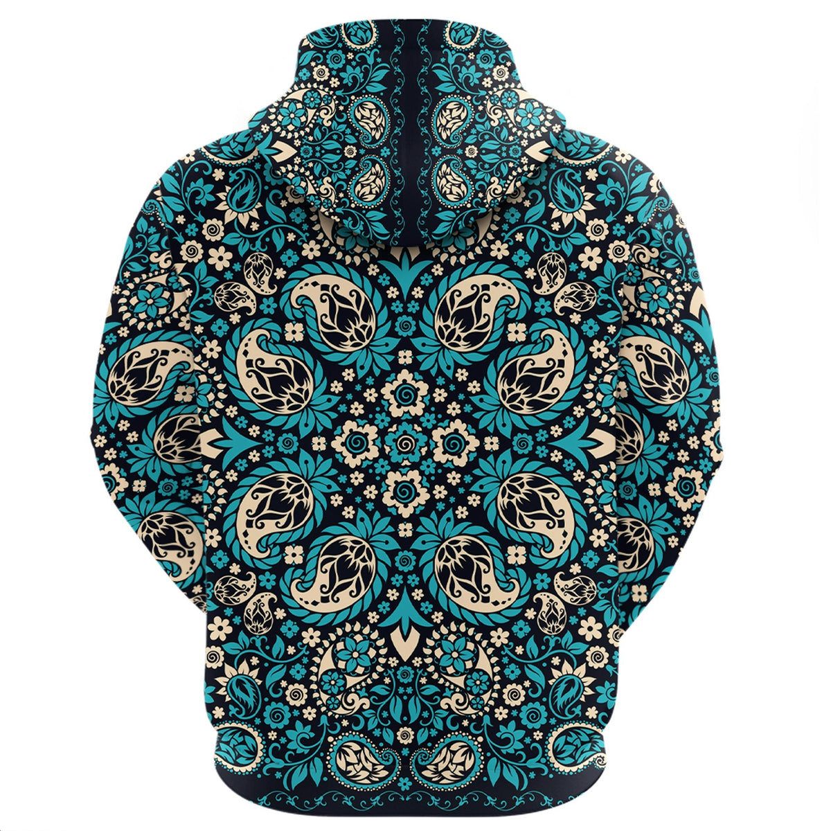 Paisley Bandana Hoodie Pattern Seamless Ver.83 RLT13 - Wonder Print Shop