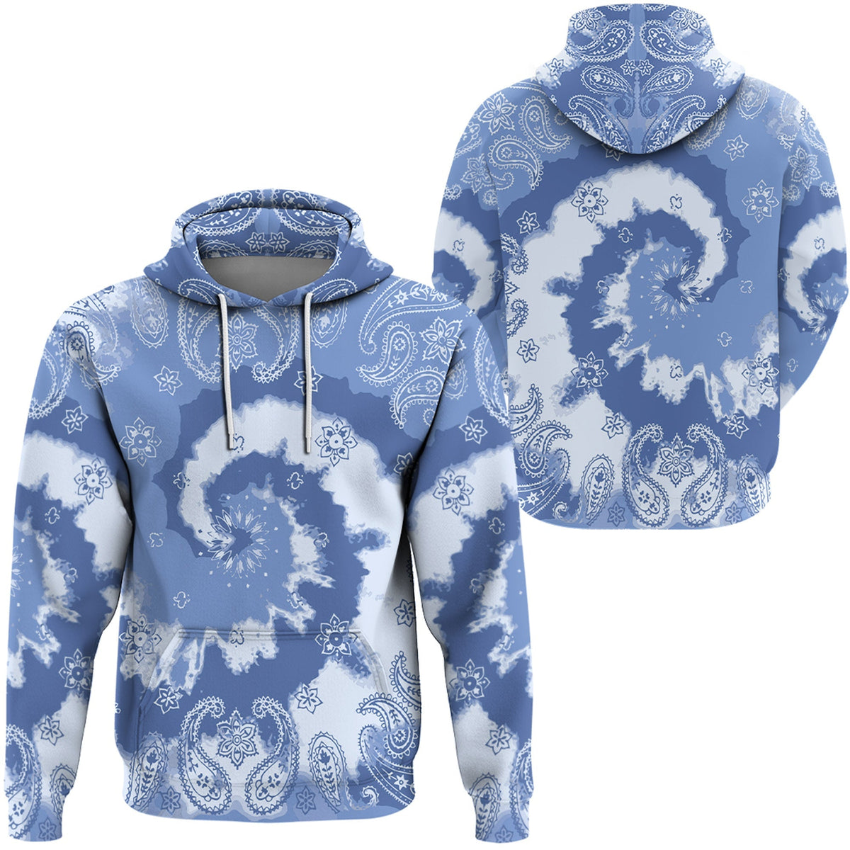 Paisley Bandana Hoodie Pattern Seamless Ver.126 RLT13 - Wonder Print Shop