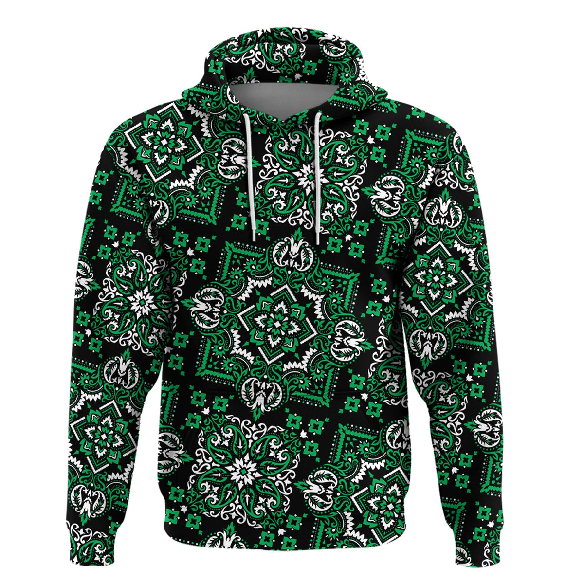 Paisley Bandana Hoodie Pattern Seamless Ver.87 RLT13 - Wonder Print Shop
