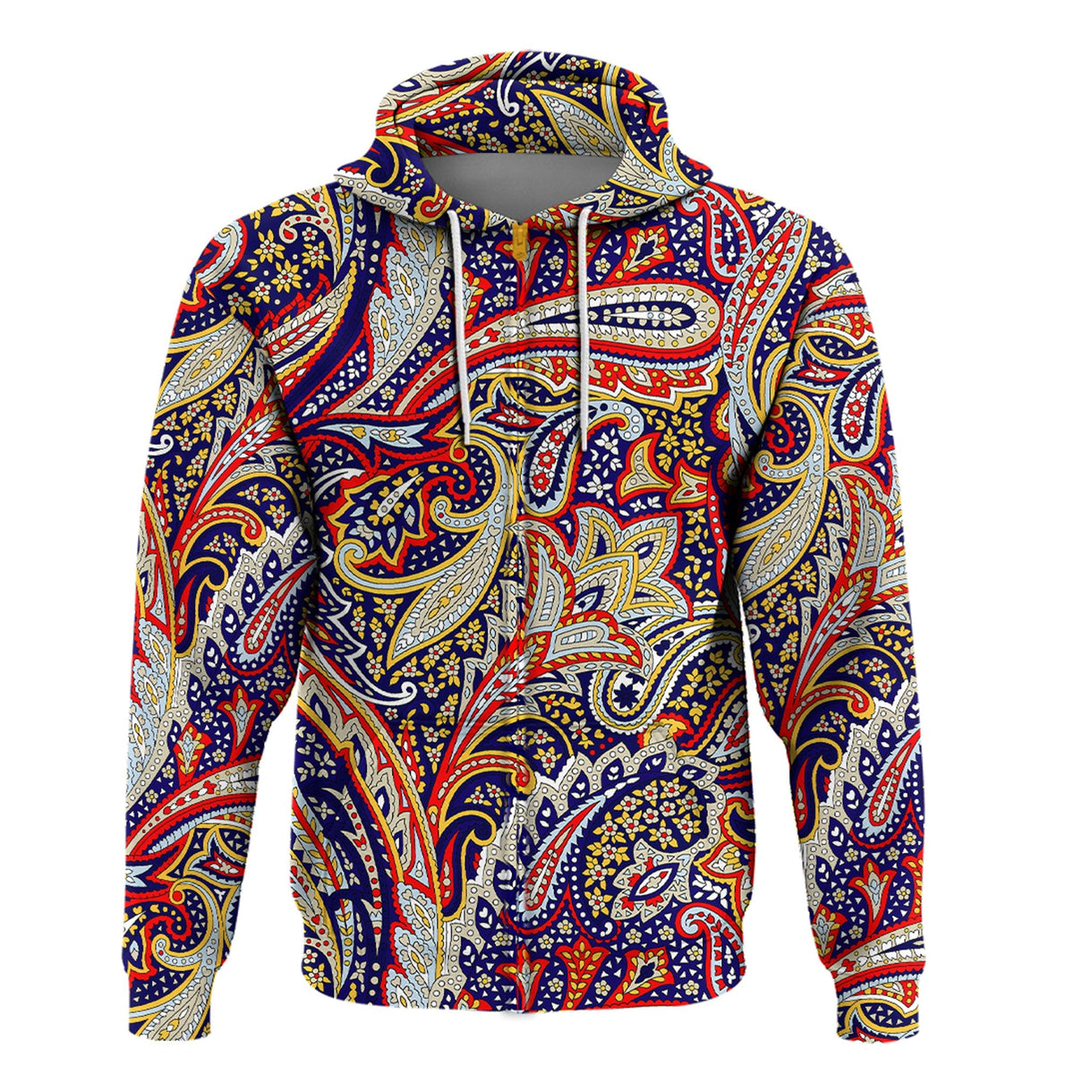 Paisley Bandana Hoodie Pattern Seamless Ver.98 RLT13 - Wonder Print Shop