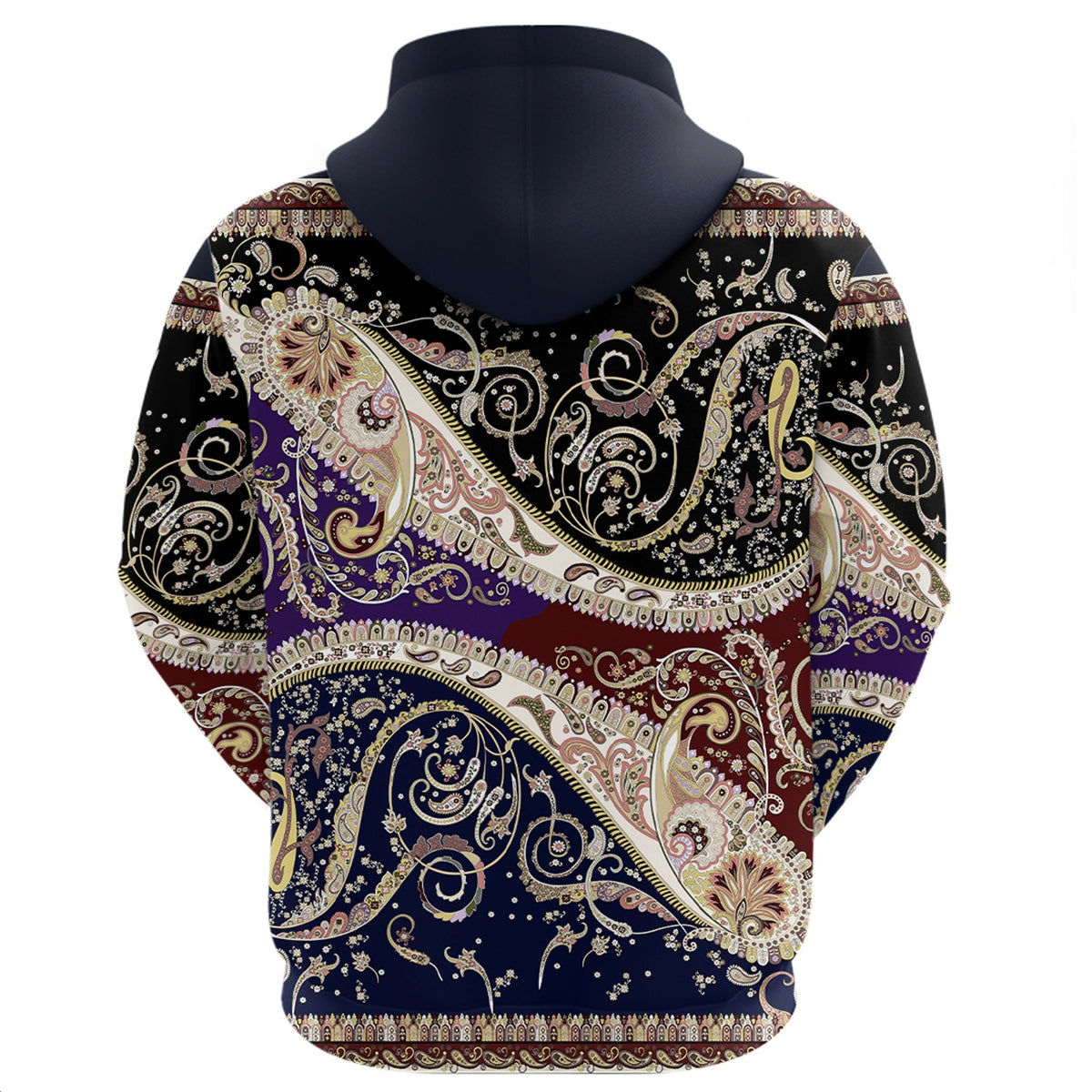 Paisley Bandana Hoodie Pattern Seamless Ver.113 RLT13 - Wonder Print Shop