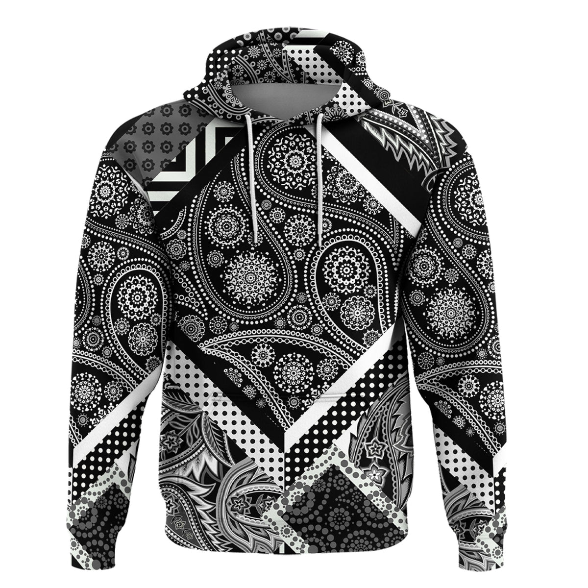 Paisley Bandana Hoodie Pattern Seamless Ver.117 RLT13 - Wonder Print Shop