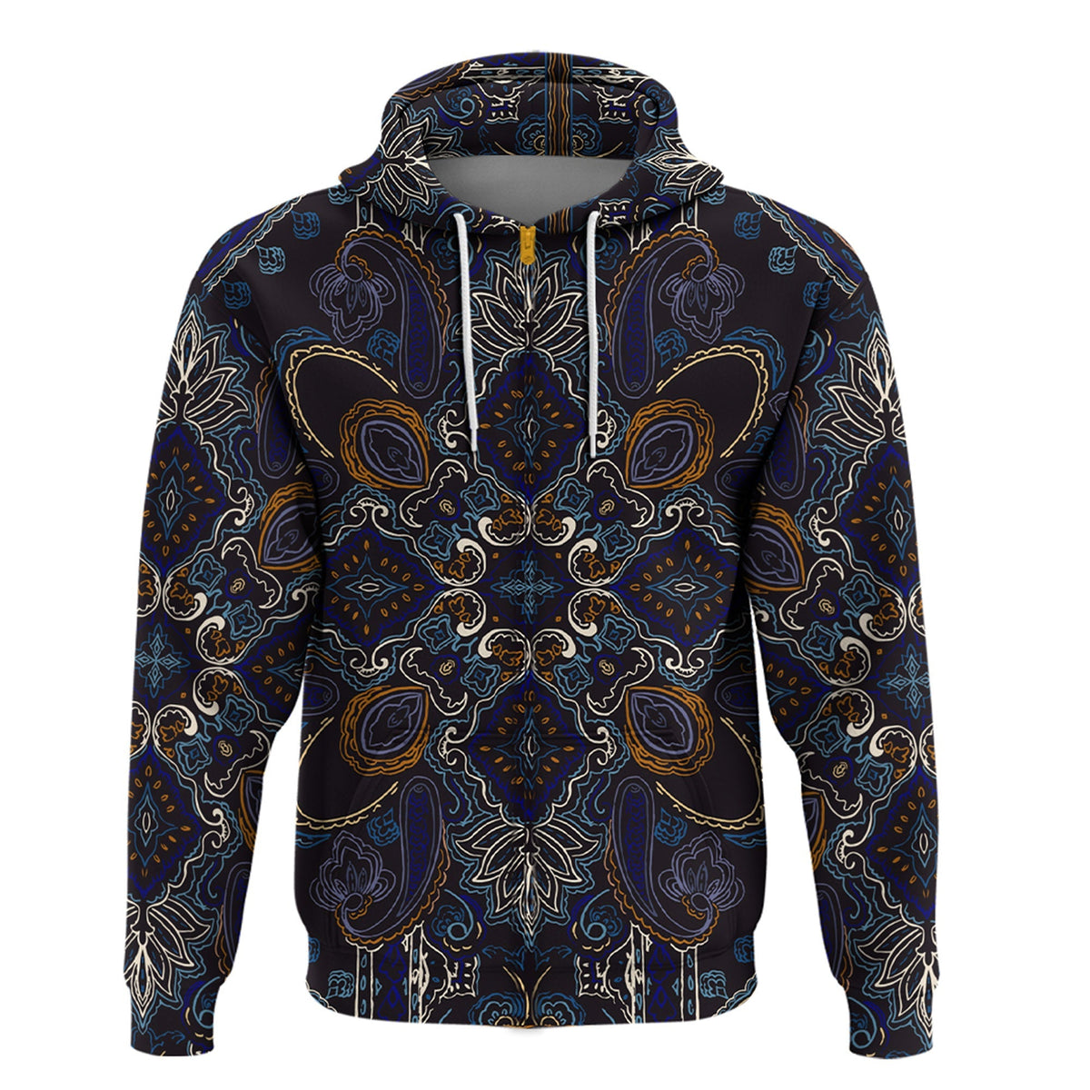 Paisley Bandana Hoodie Pattern Seamless Ver.93 RLT13 - Wonder Print Shop
