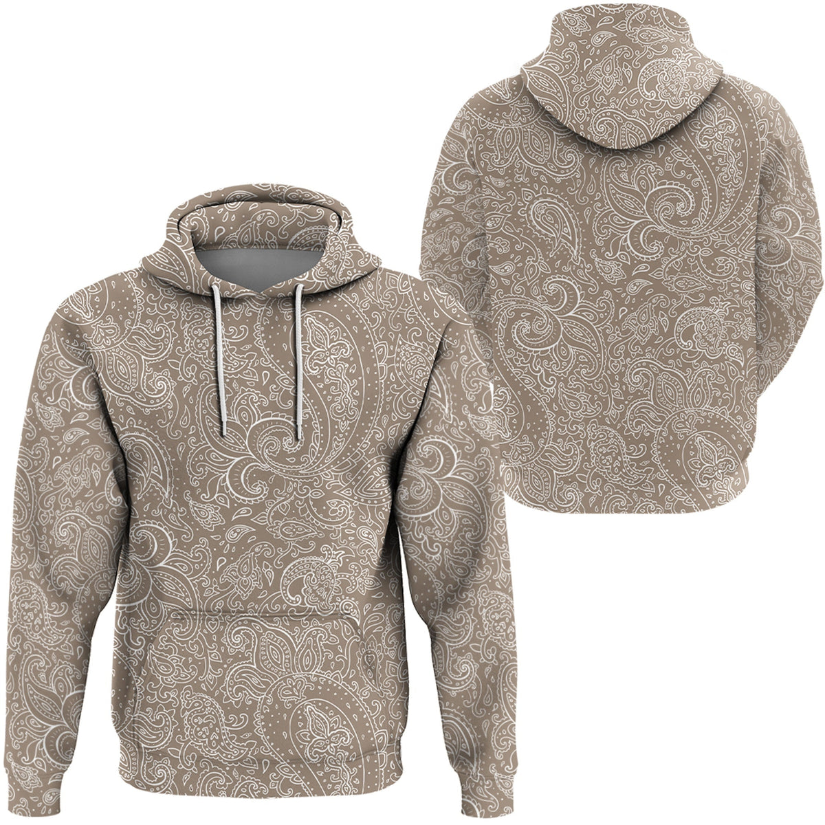 Paisley Bandana Hoodie Pattern Seamless Ver.90 RLT13 - Wonder Print Shop