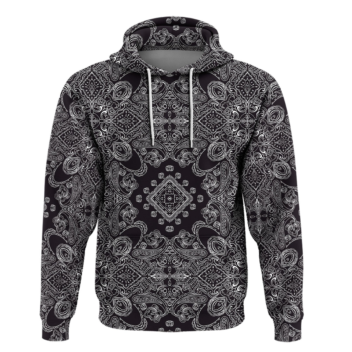 Paisley Bandana Hoodie Pattern Seamless Ver.70 RLT13 - Wonder Print Shop
