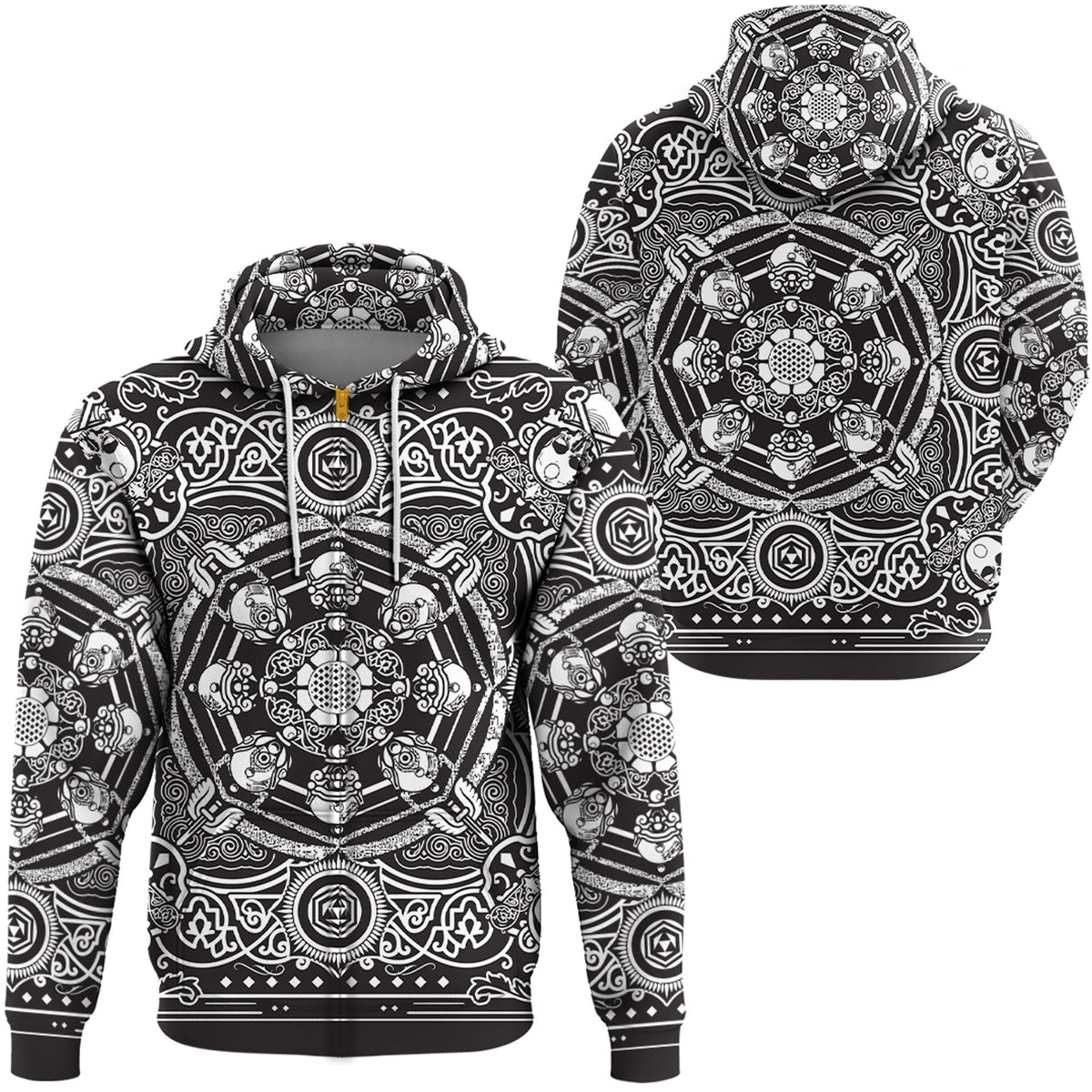Paisley Bandana Hoodie Pattern Seamless Ver.66 RLT13 - Wonder Print Shop