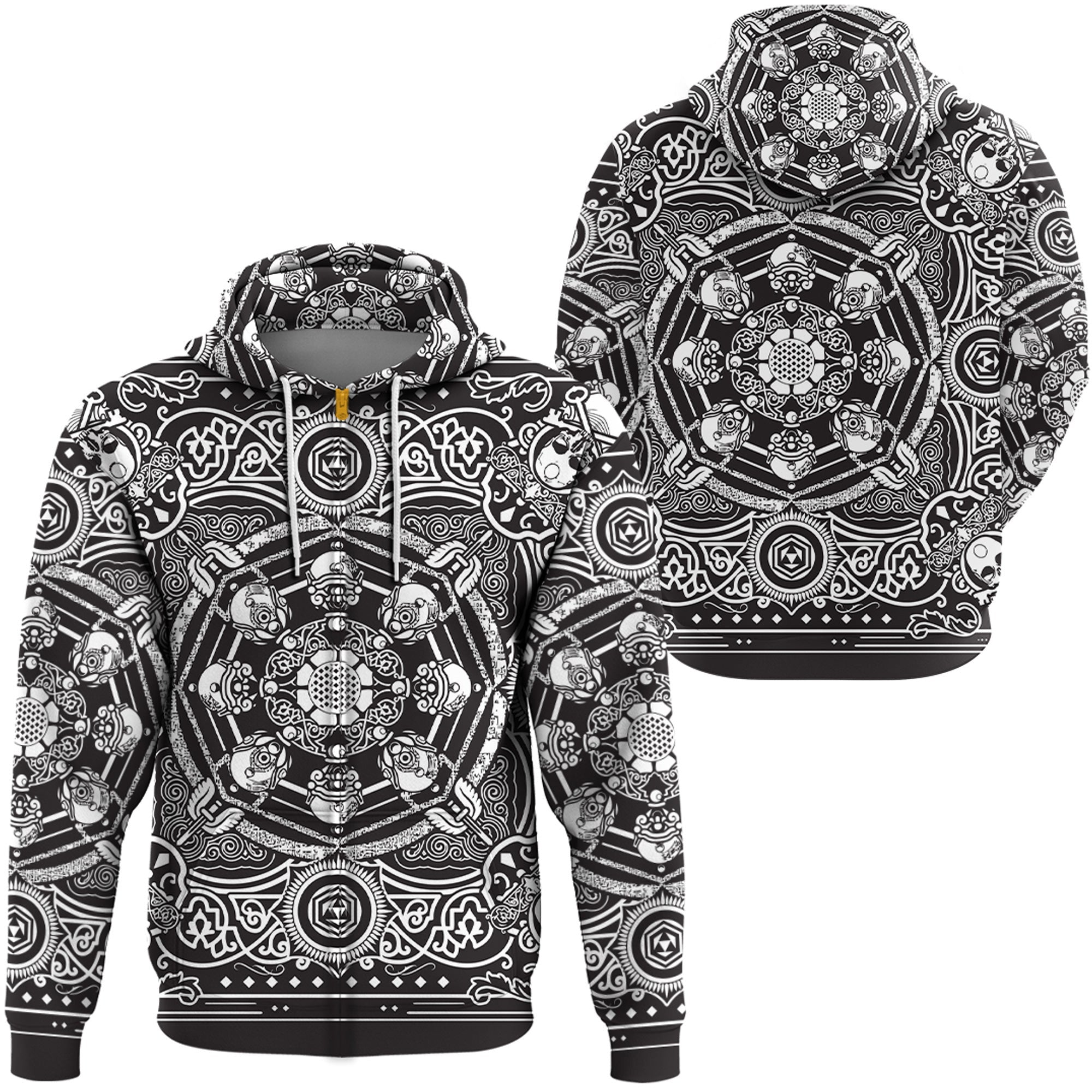 Paisley Bandana Hoodie Pattern Seamless Ver.66 RLT13 - Wonder Print Shop