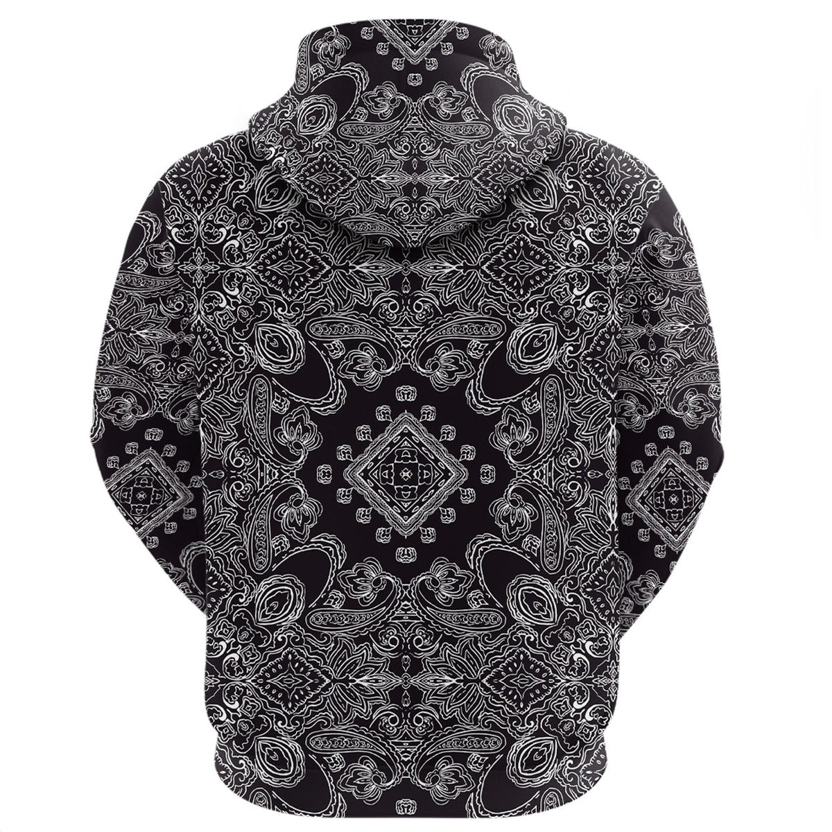 Paisley Bandana Hoodie Pattern Seamless Ver.70 RLT13 - Wonder Print Shop