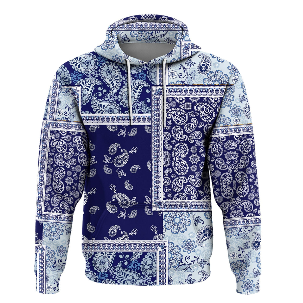 Paisley Bandana Hoodie Pattern Seamless Ver.60 RLT13 - Wonder Print Shop