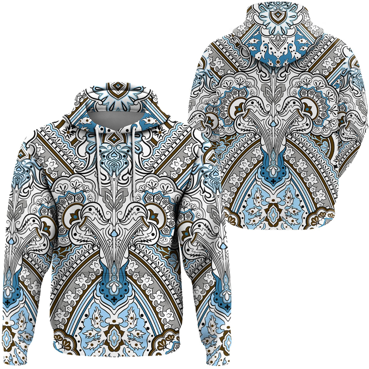 Paisley Bandana Hoodie Pattern Seamless Ver.58 RLT13 - Wonder Print Shop
