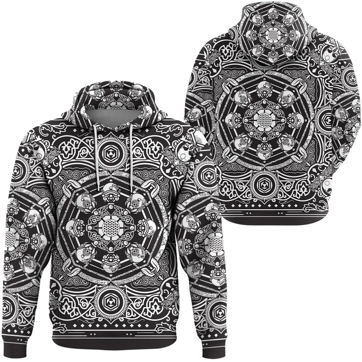 Paisley Bandana Hoodie Pattern Seamless Ver.66 RLT13 - Wonder Print Shop