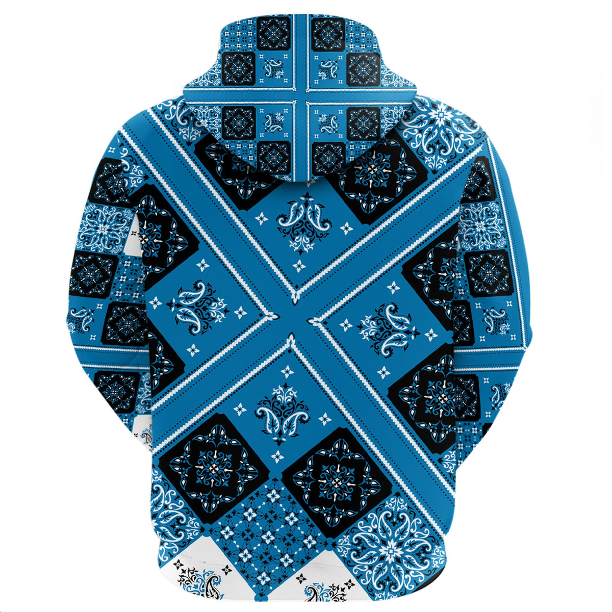 Paisley Bandana Hoodie Pattern Seamless Ver.73 RLT13 - Wonder Print Shop