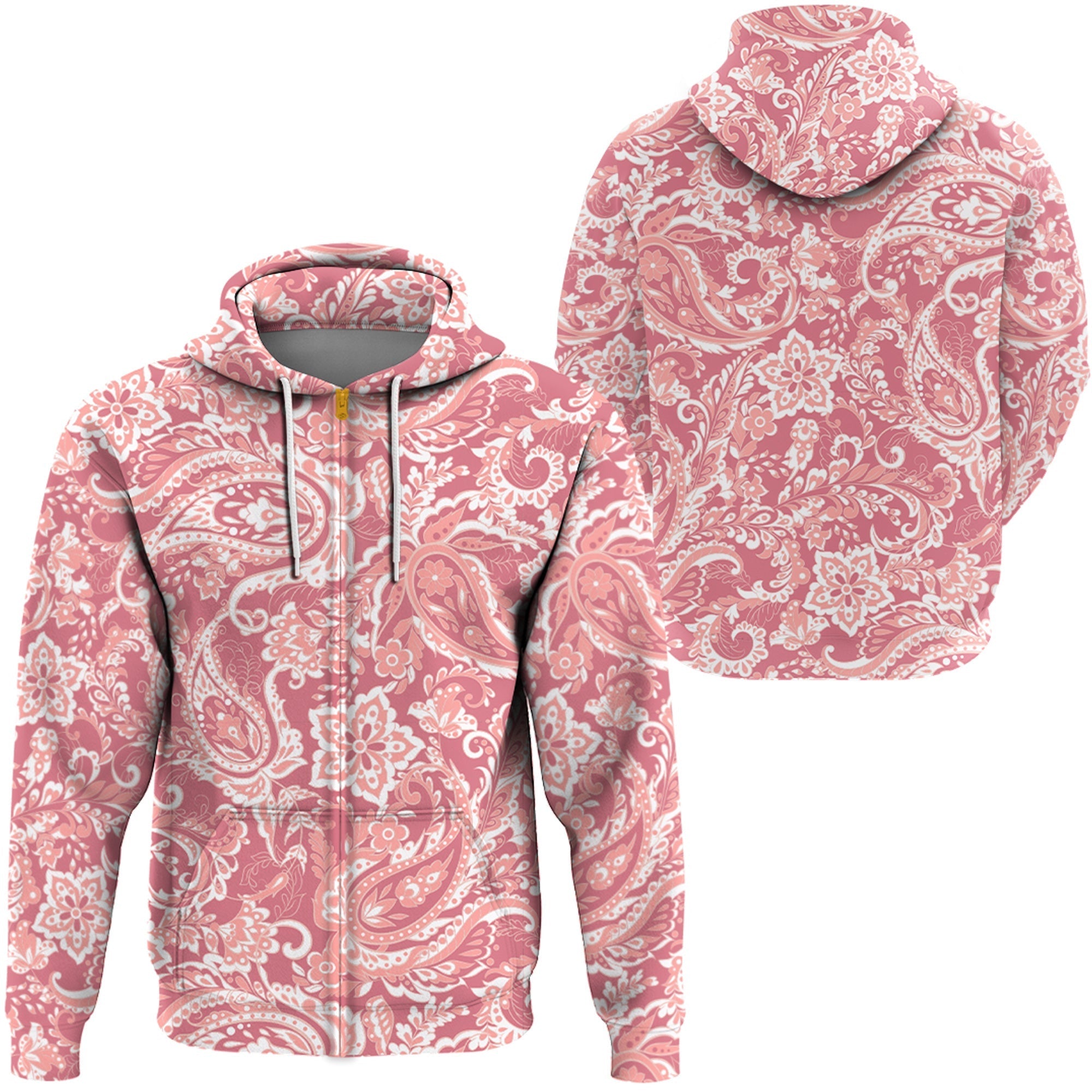Paisley Bandana Hoodie Pattern Seamless Ver.71 RLT13 - Wonder Print Shop