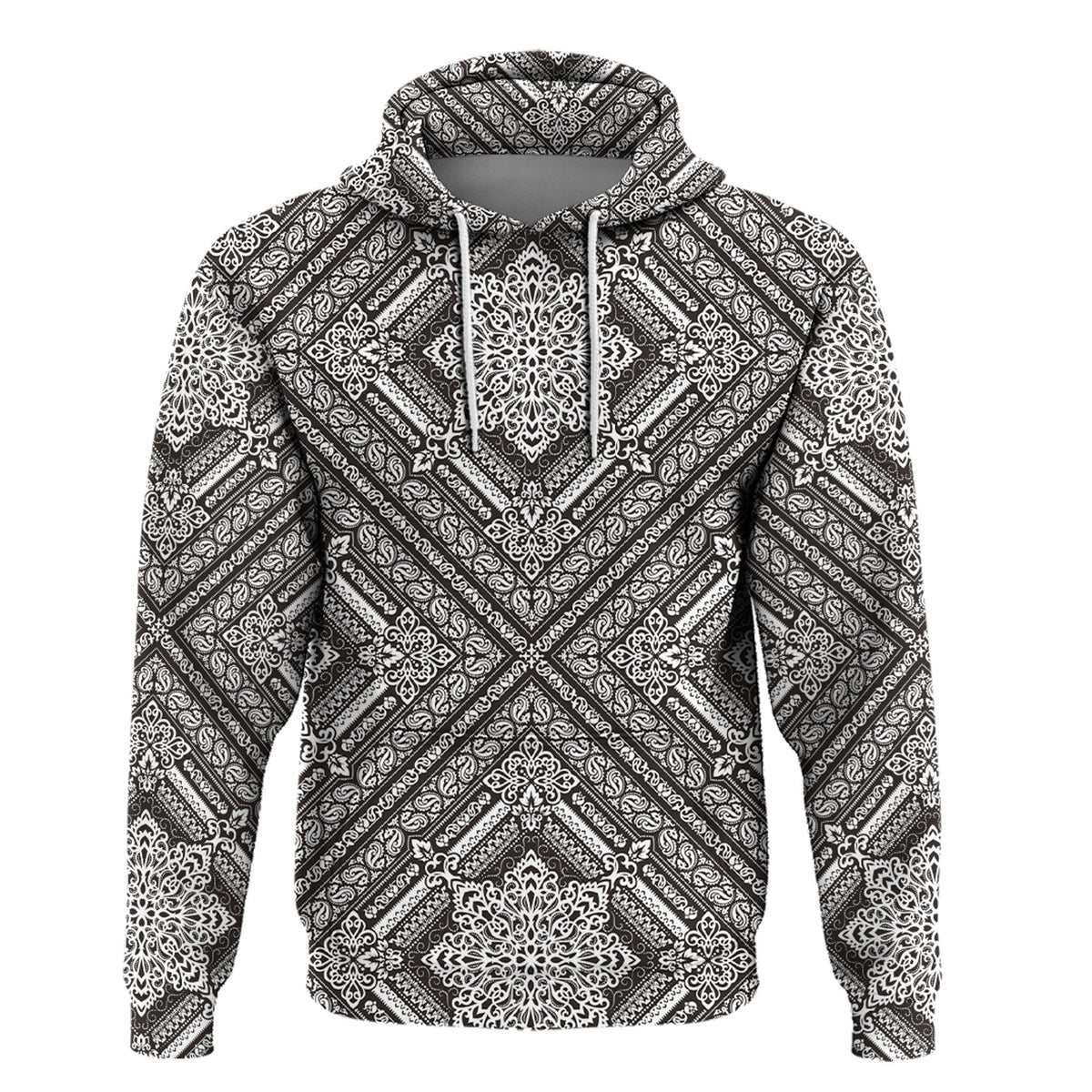 Paisley Bandana Hoodie Pattern Seamless Ver.68 RLT13 - Wonder Print Shop