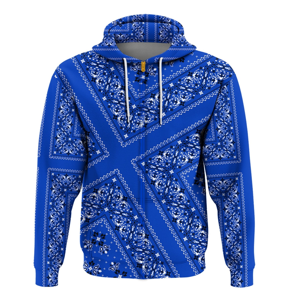 Paisley Bandana Hoodie Pattern Seamless Ver.79 RLT13 - Wonder Print Shop