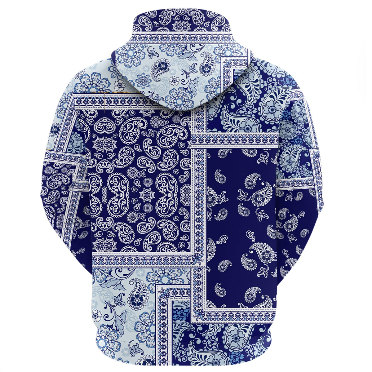 Paisley Bandana Hoodie Pattern Seamless Ver.60 RLT13 - Wonder Print Shop
