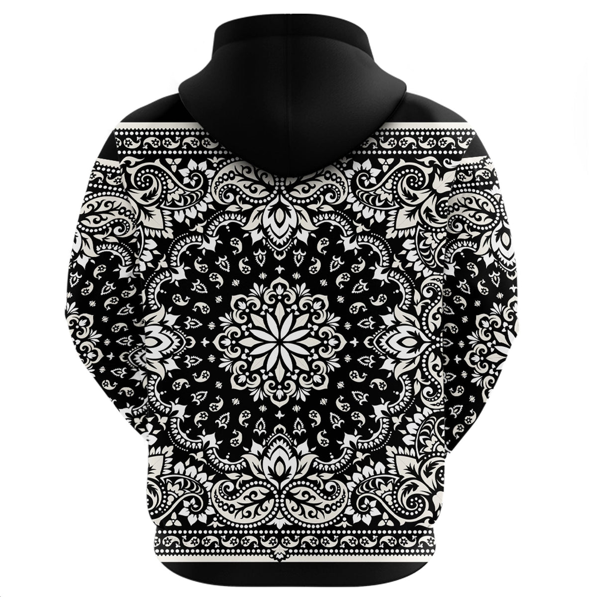 Paisley Bandana Hoodie Pattern Seamless Ver.62 RLT13 - Wonder Print Shop