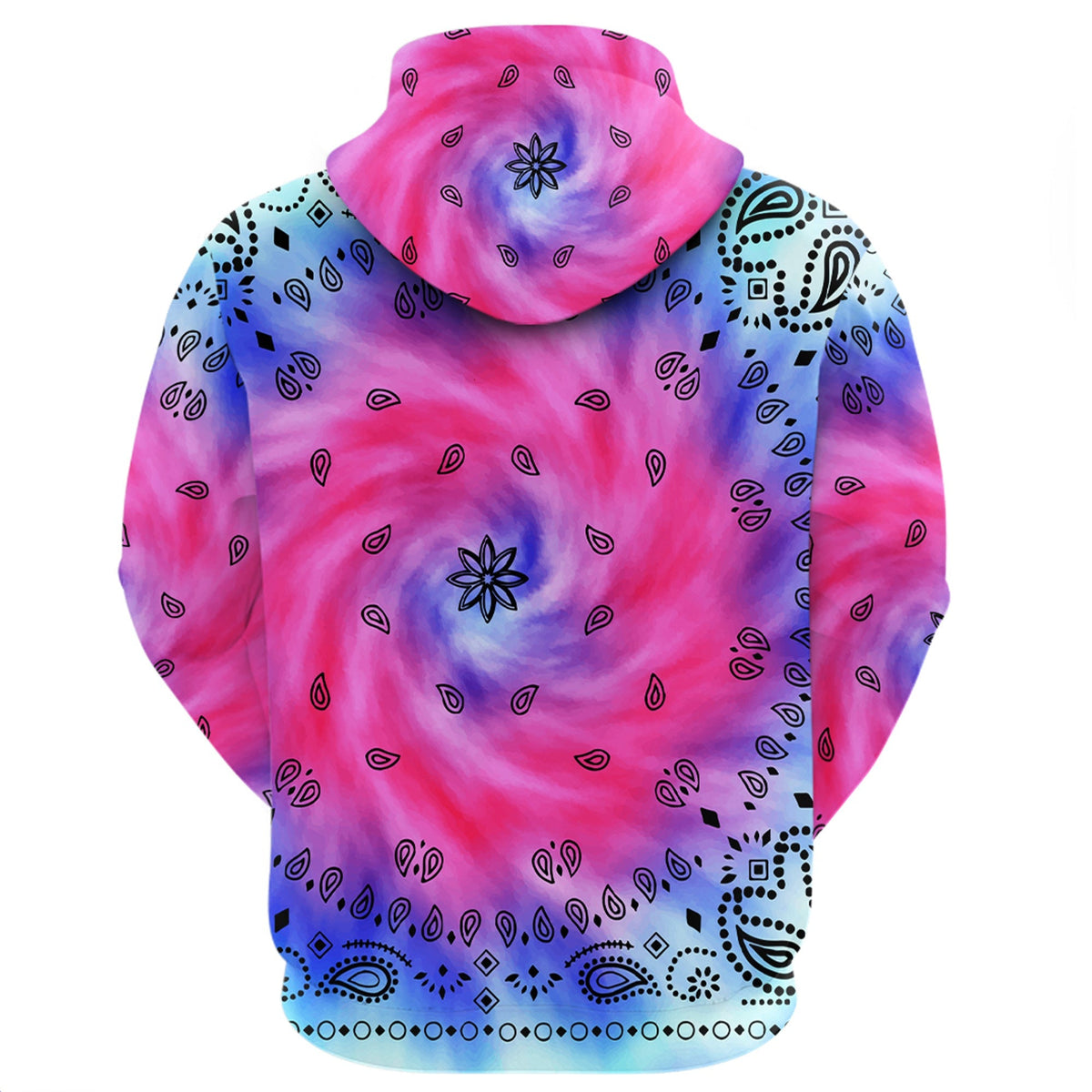 Paisley Bandana Hoodie Pattern Seamless Ver.45 RLT13 - Wonder Print Shop