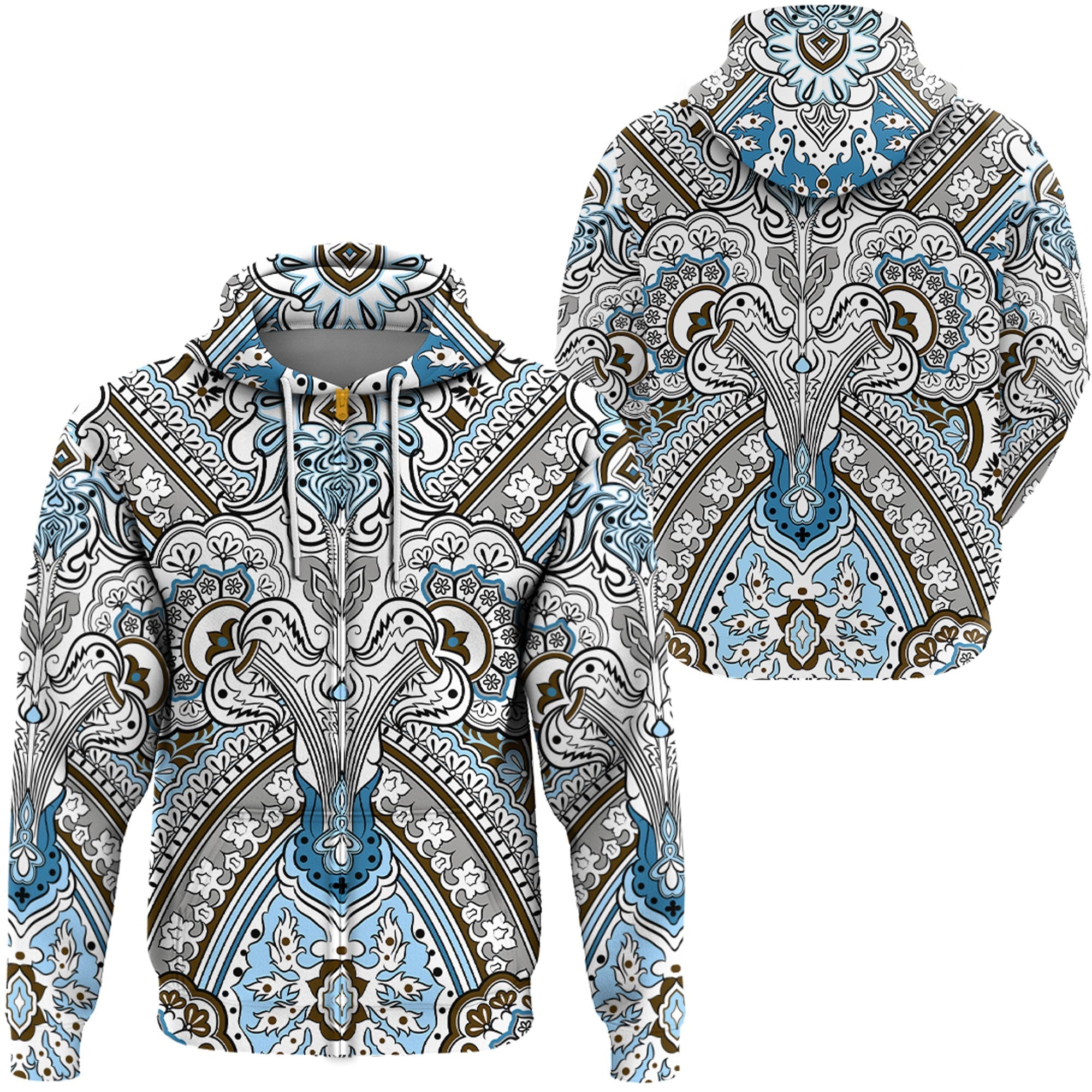 Paisley Bandana Hoodie Pattern Seamless Ver.58 RLT13 - Wonder Print Shop