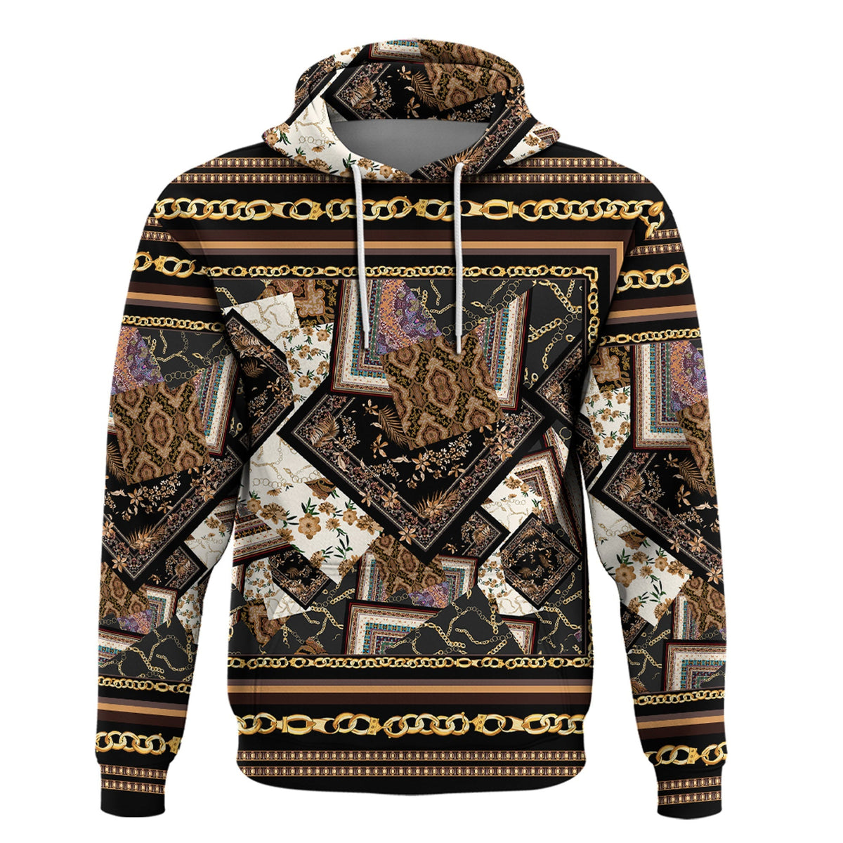 Paisley Bandana Hoodie Pattern Seamless Ver.88 RLT13 - Wonder Print Shop