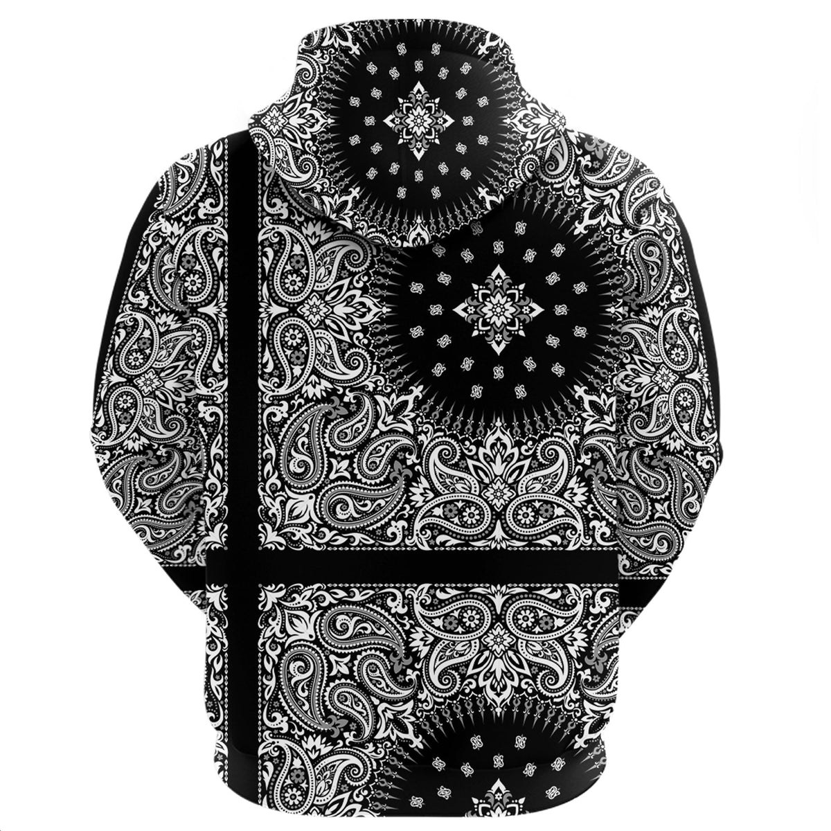 Paisley Bandana Hoodie Pattern Seamless Ver.50 RLT13 - Wonder Print Shop