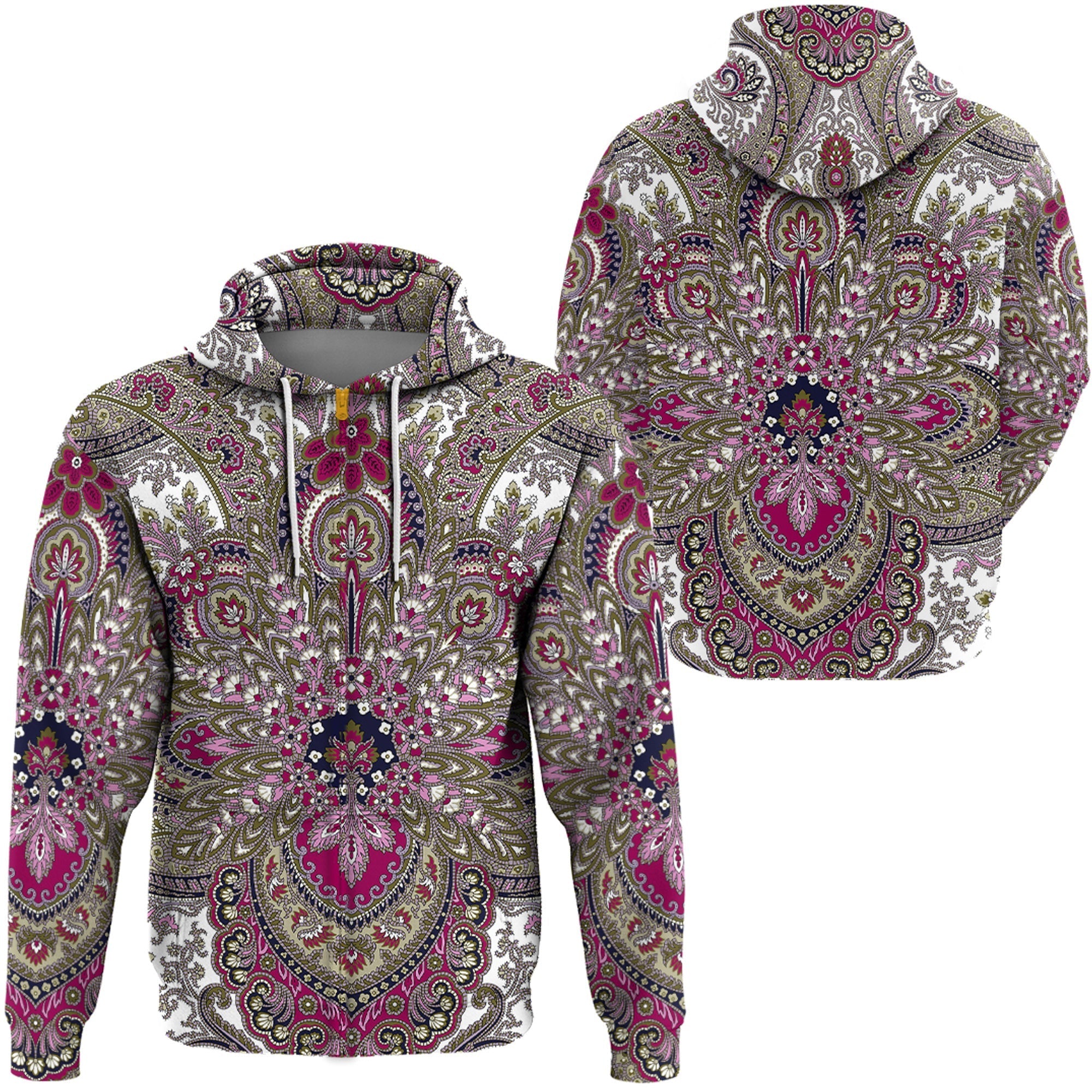 Paisley Bandana Hoodie Pattern Seamless Ver.43 RLT13 - Wonder Print Shop